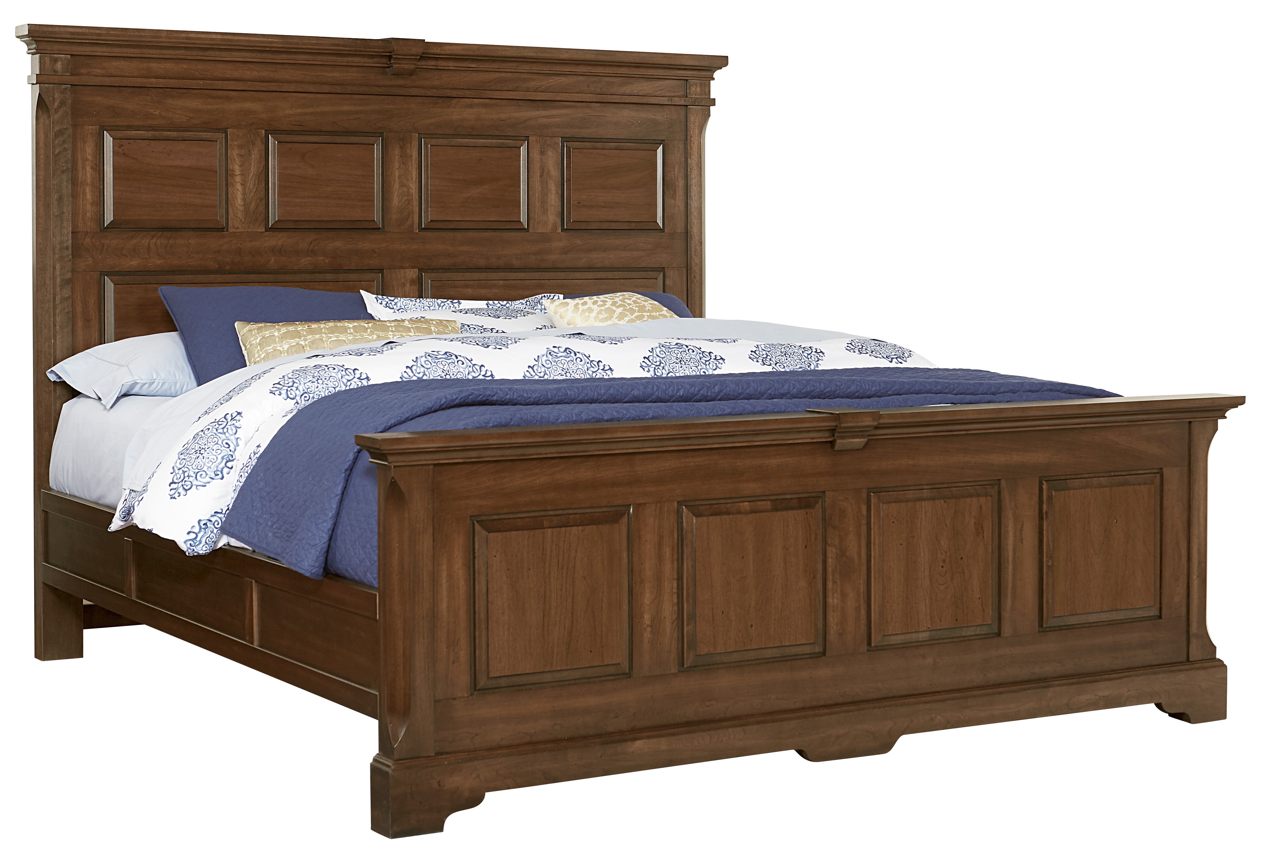 heritage-cal-king-mansion-bed-with-decorative-rails-in-amish-cherry