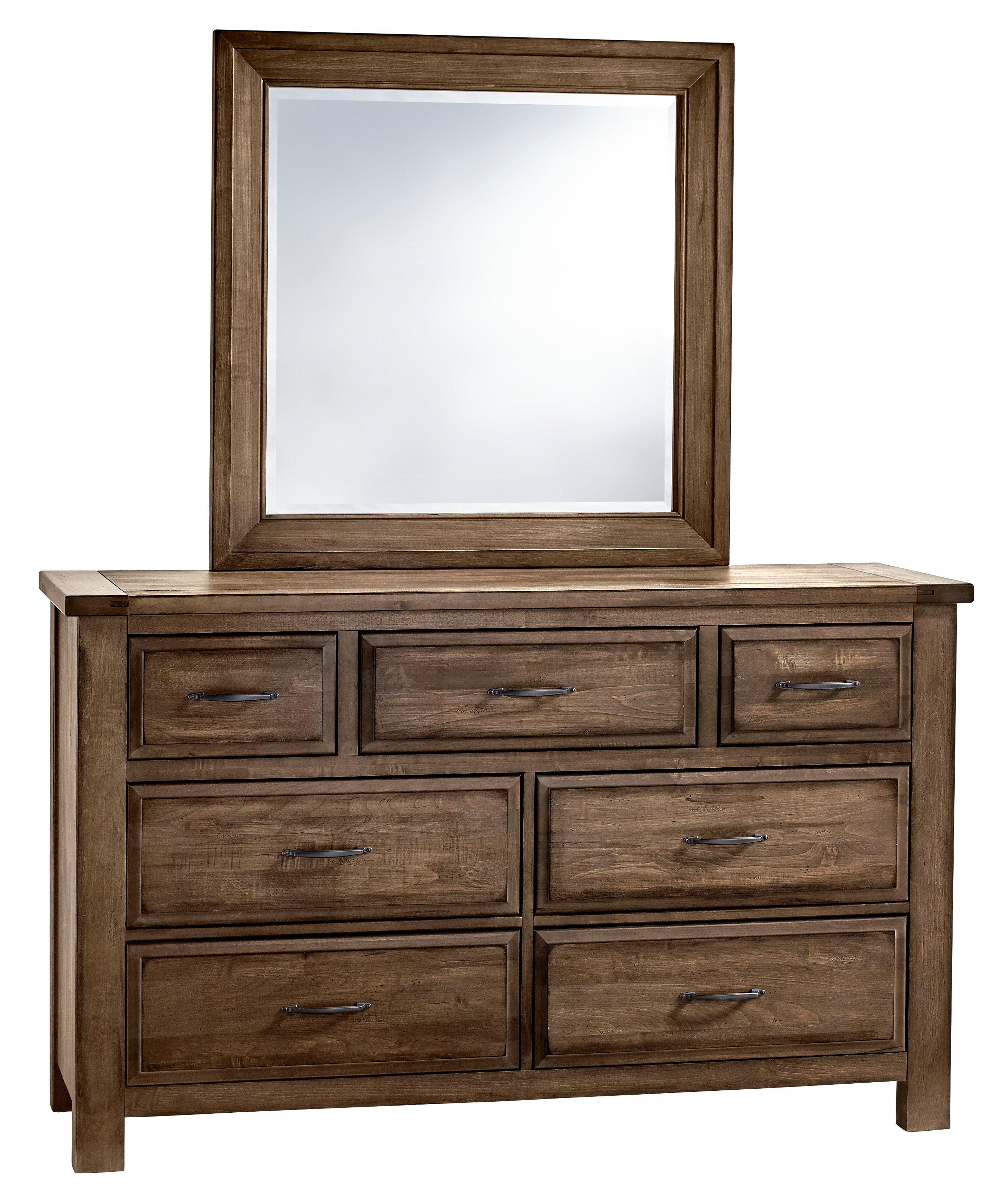 Artisan & Post Maple Road Landscape Mirror in Maple Syrup