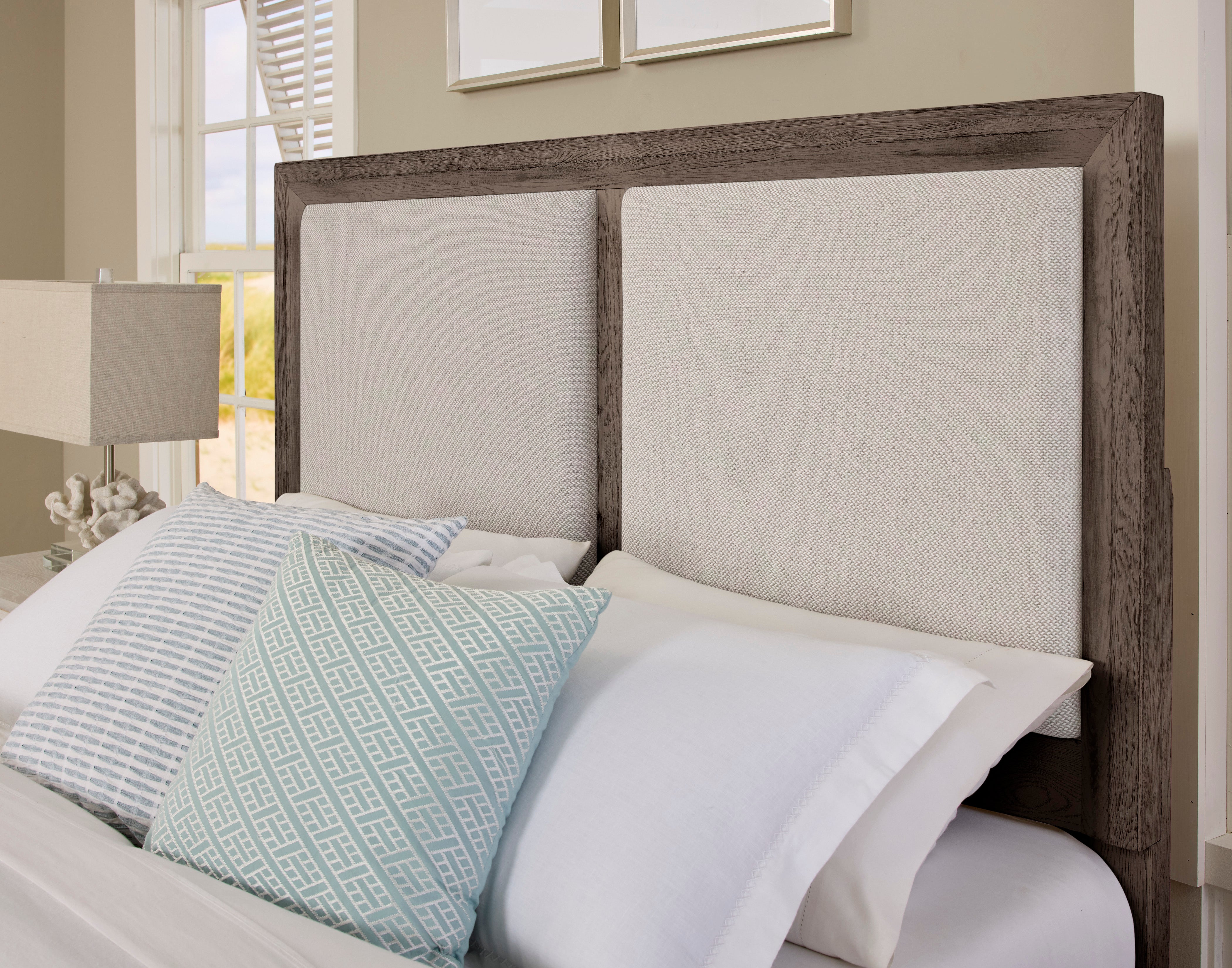 Artisan & Post Custom Express Upholstered Bed Pebble Fabric