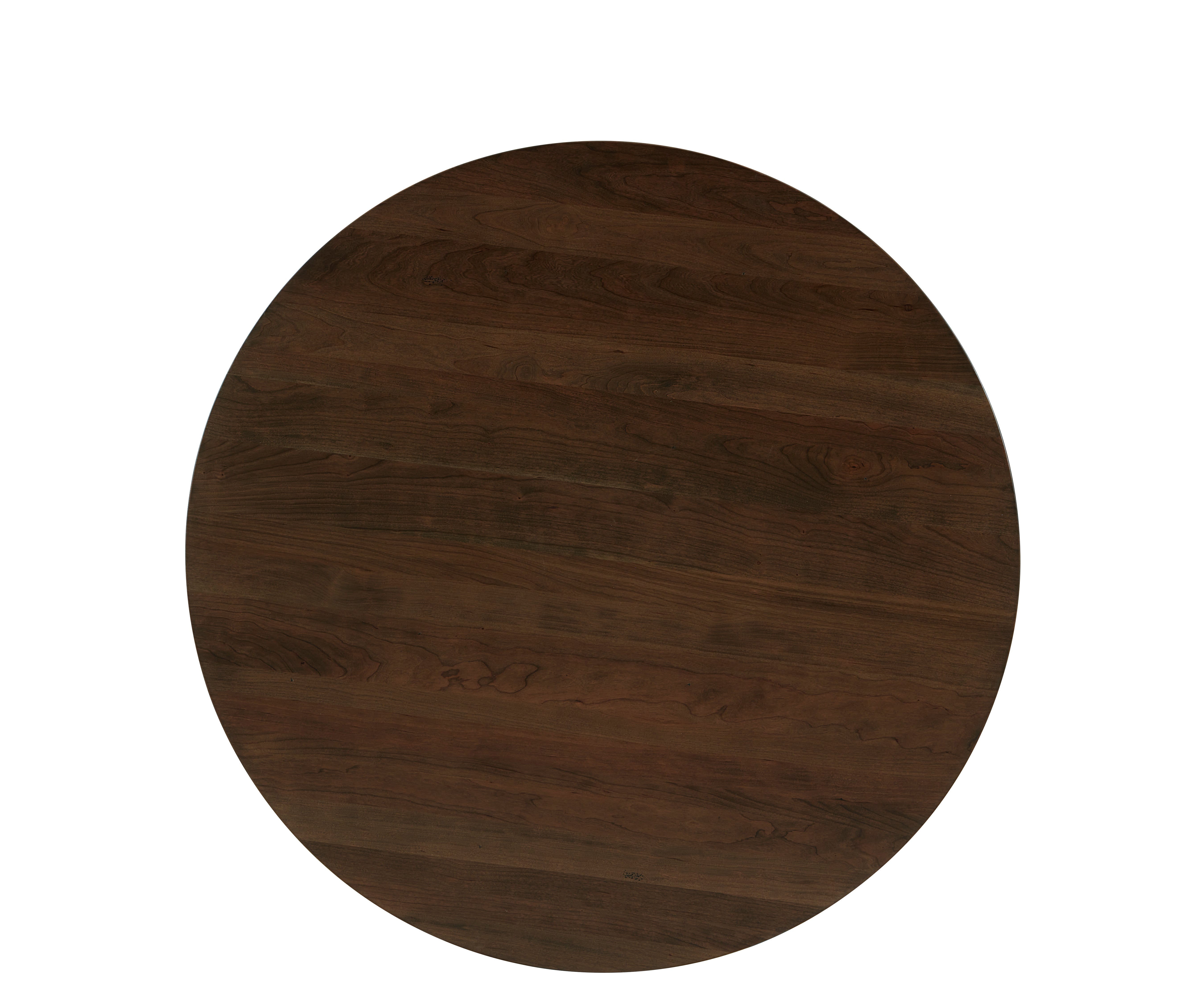 Artisan & Post Crafted Cherry 48 Inch Round Table  W/ Metal Base