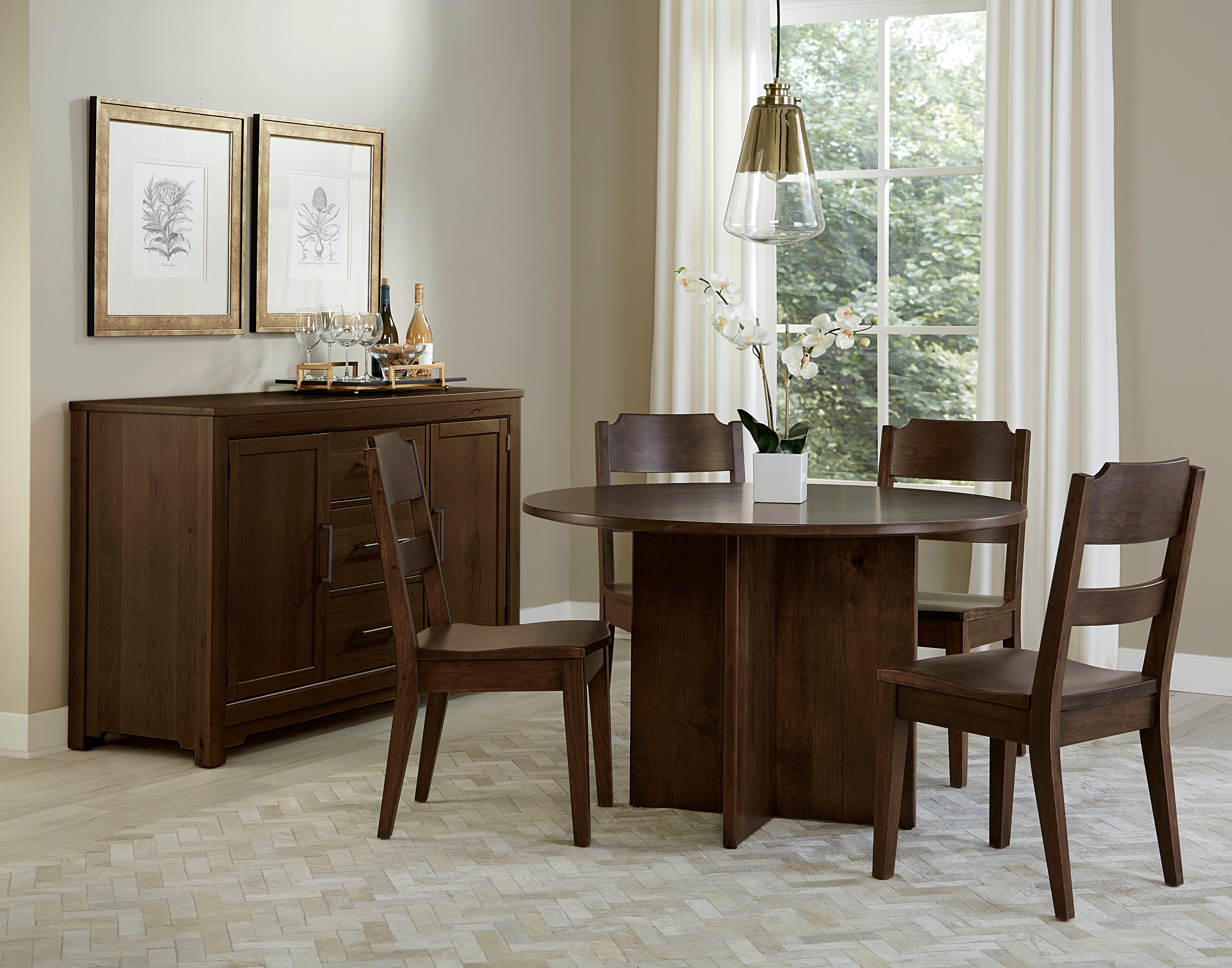 Artisan & Post Crafted Cherry Ladderback Side Chair