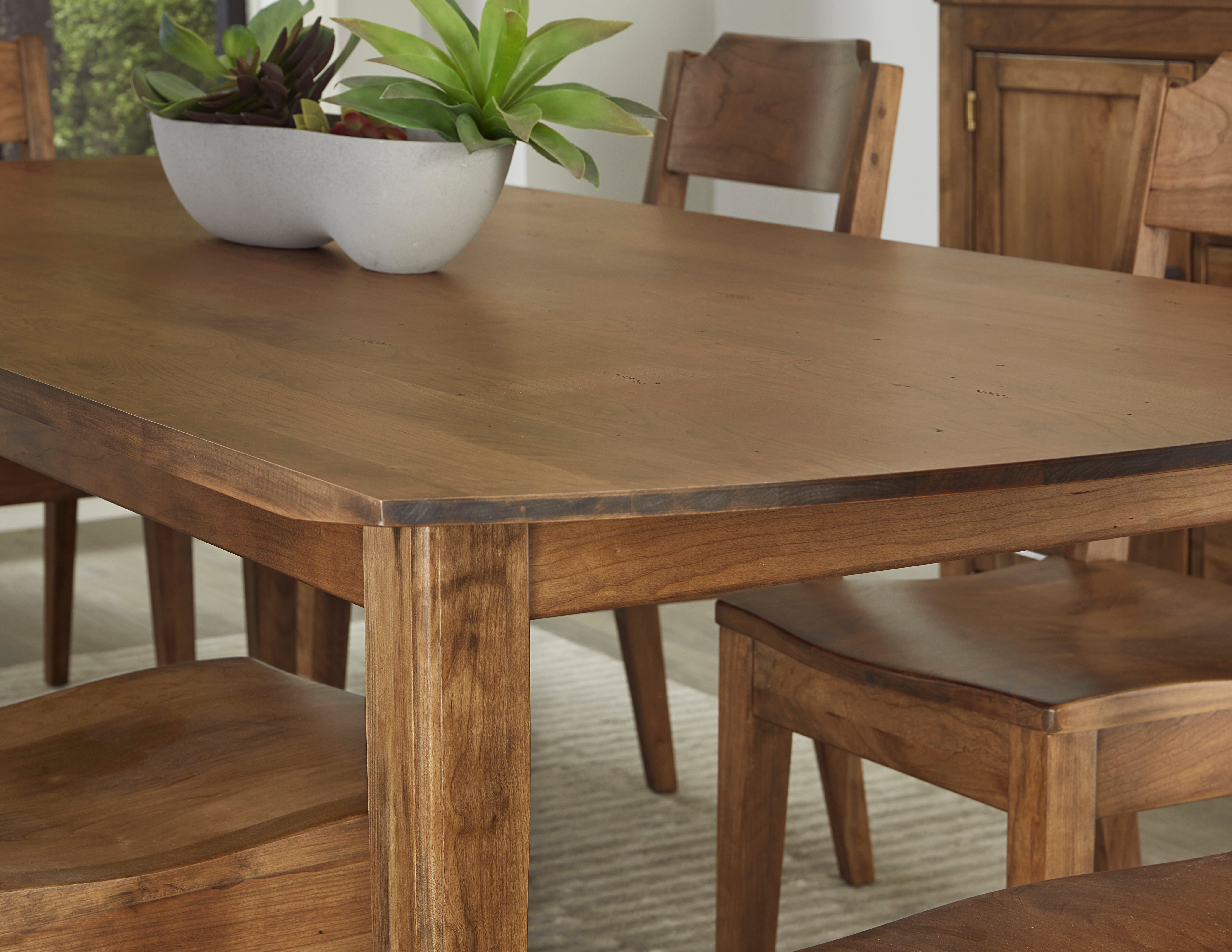 Artisan & Post Crafted Cherry 94" Surfboard  Table W/ 1 1/4" Top