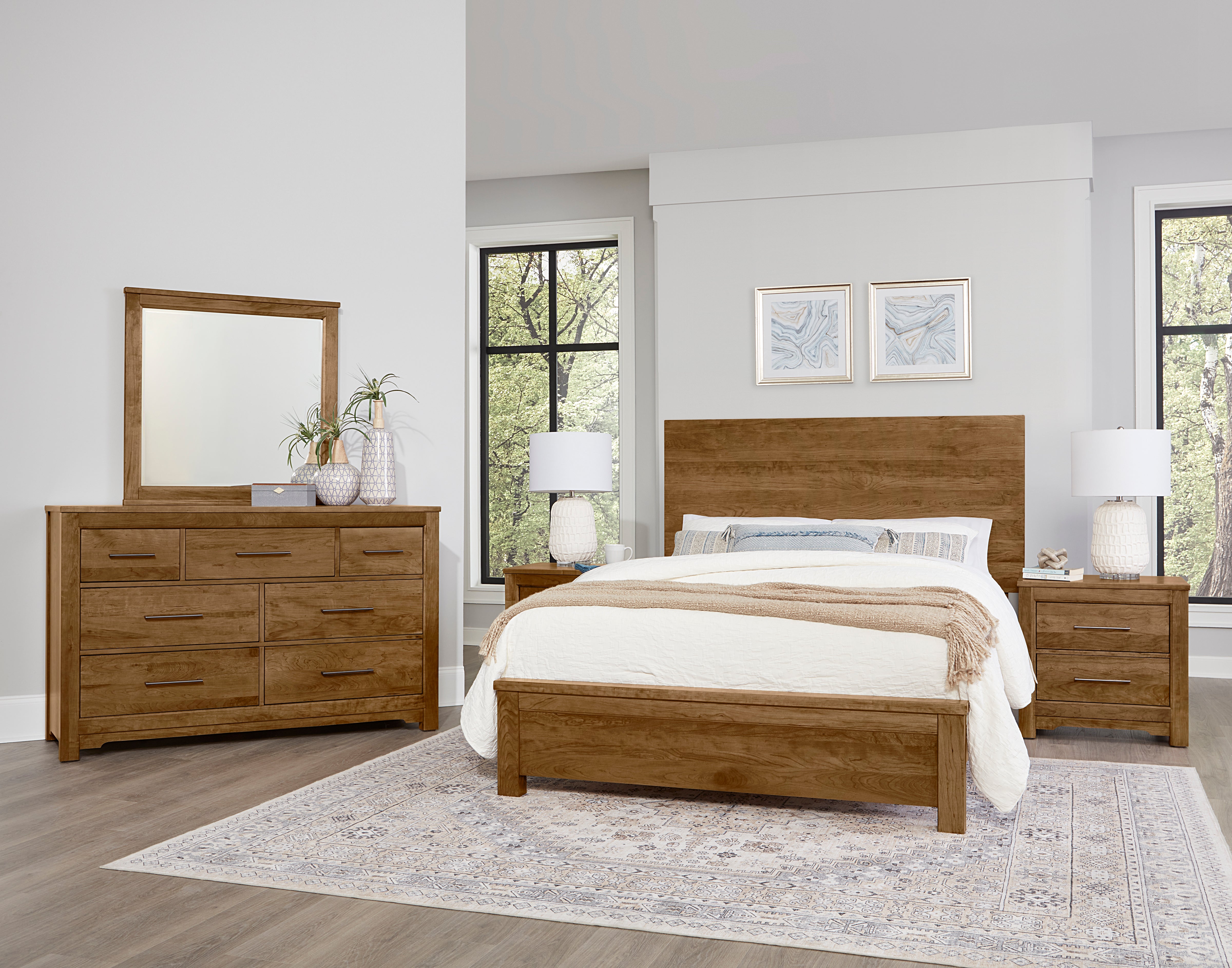 Artisan & Post Crafted Cherry Plank Bed