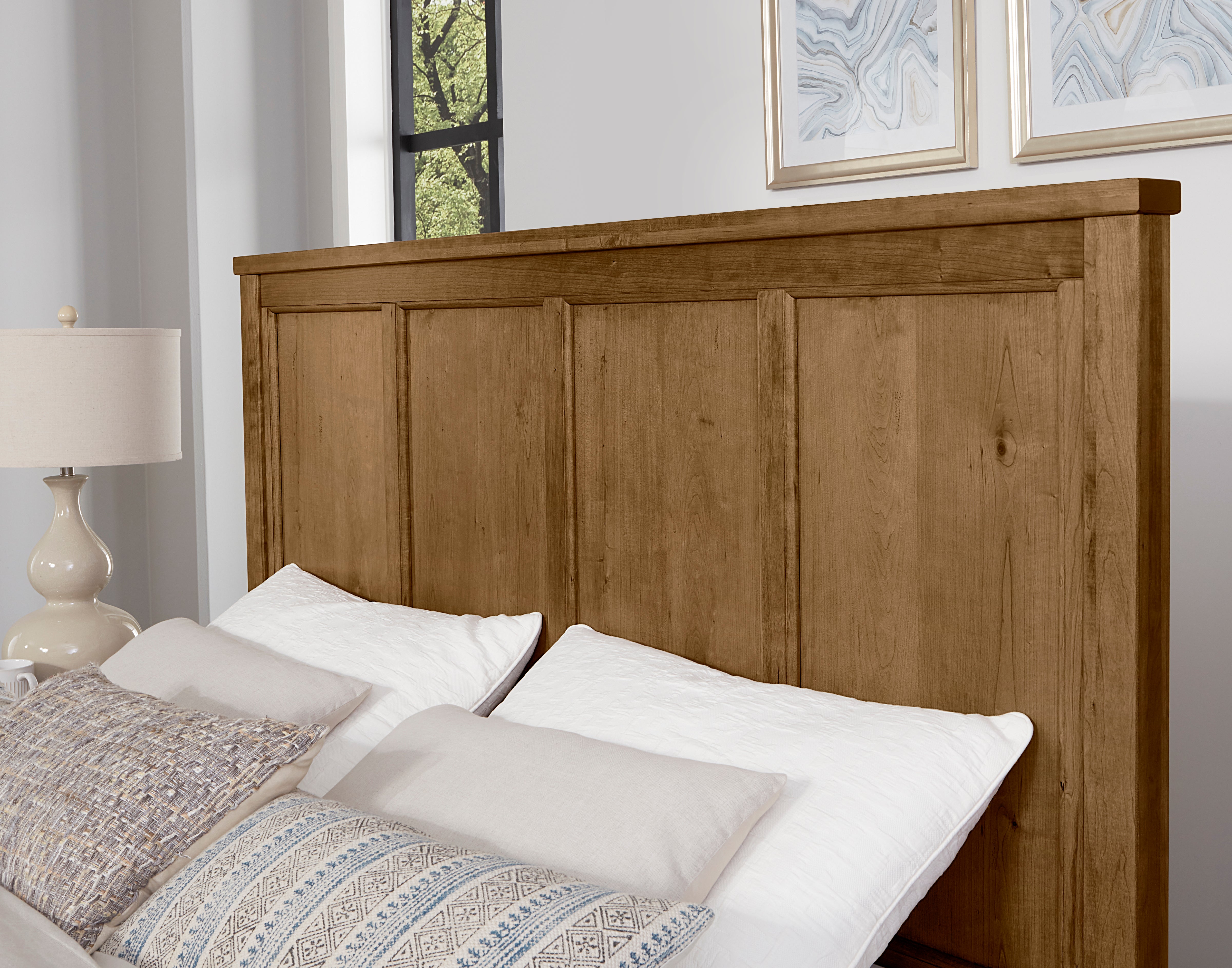 Artisan & Post Crafted Cherry Six Panel Bed