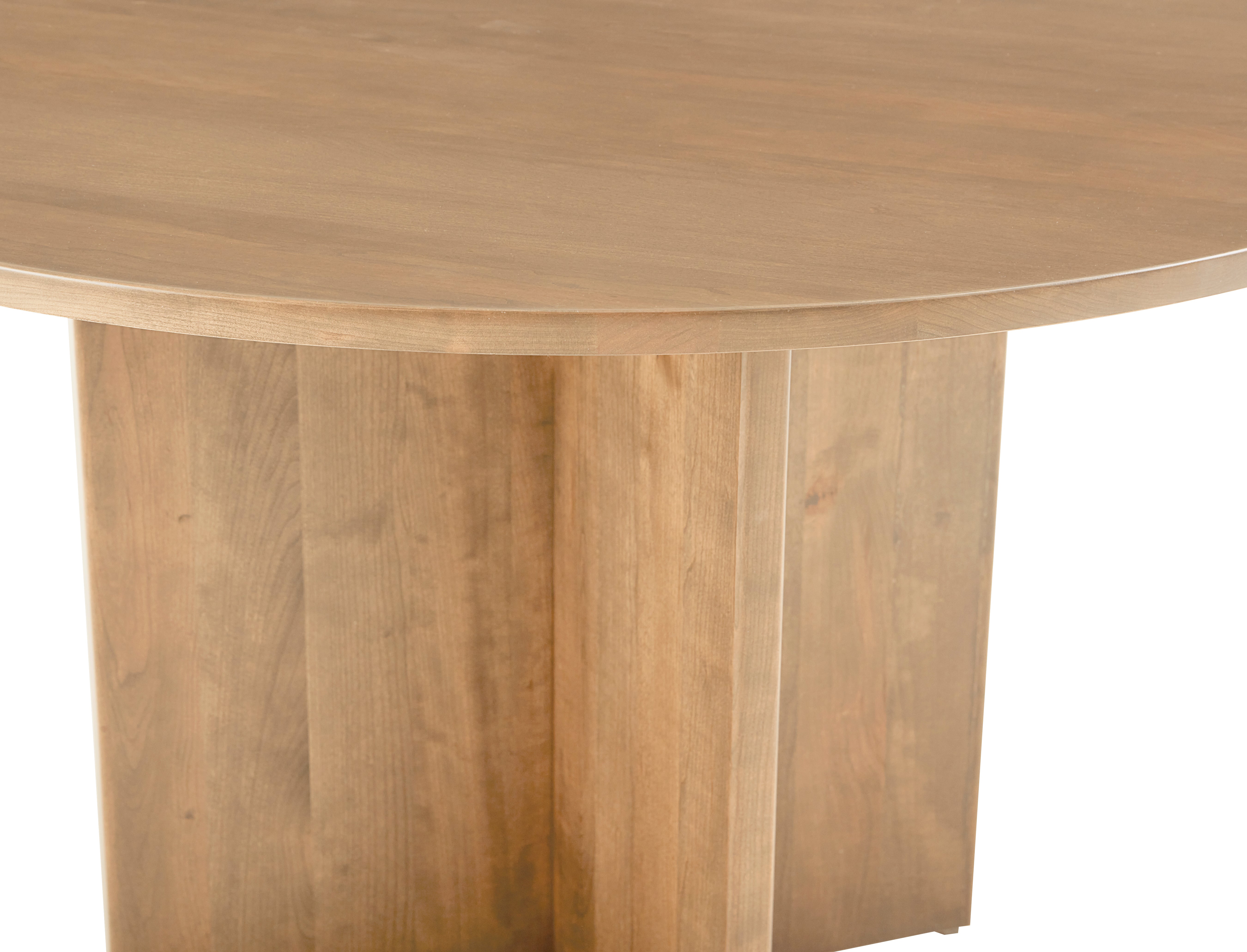 Artisan & Post Crafted Cherry 60 Inch Round Table  W/ Wood Base