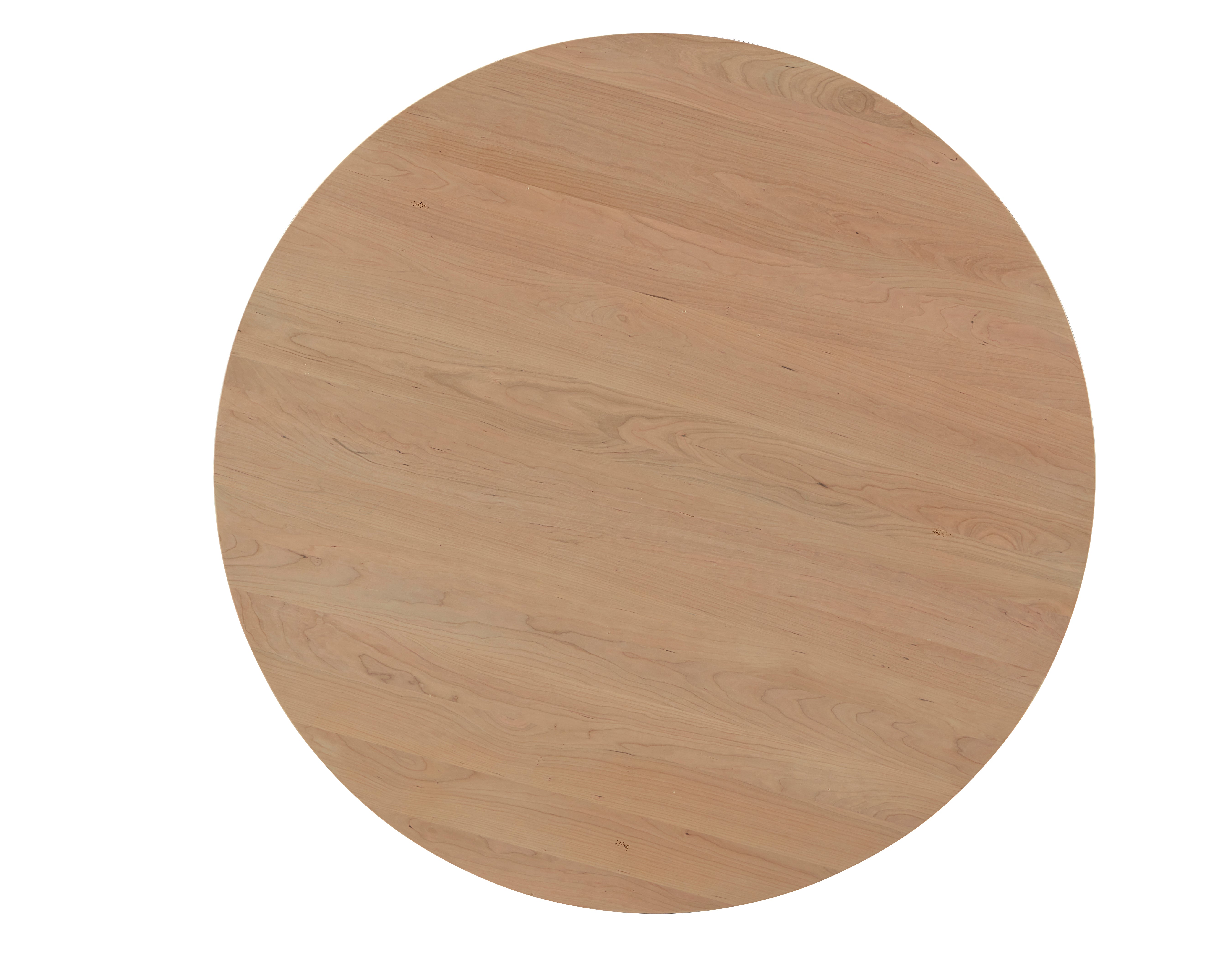 Artisan & Post Crafted Cherry 60 Inch Round Table  W/ Metal Base