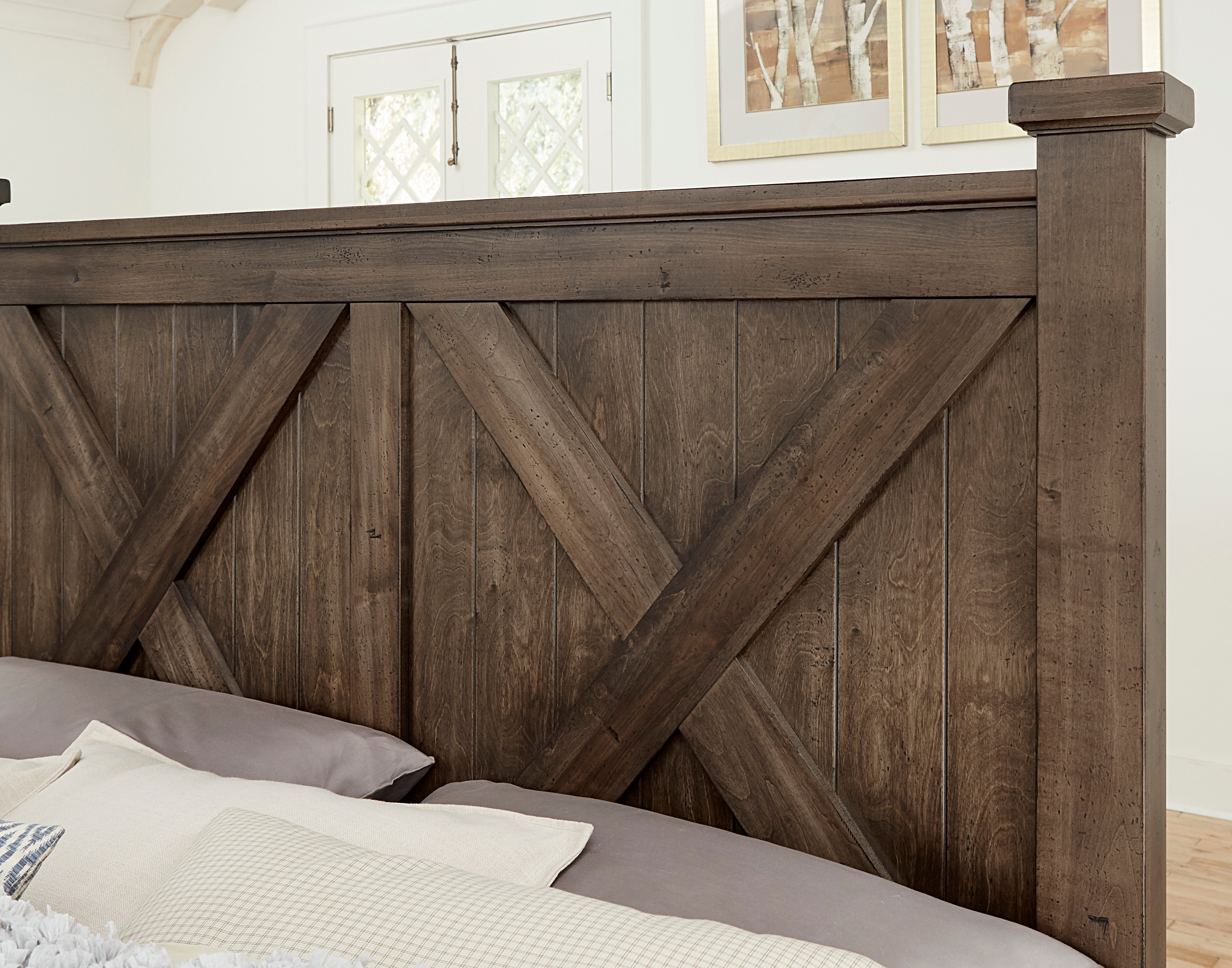Artisan & Post Cool Rustic X Bed with X Footboard