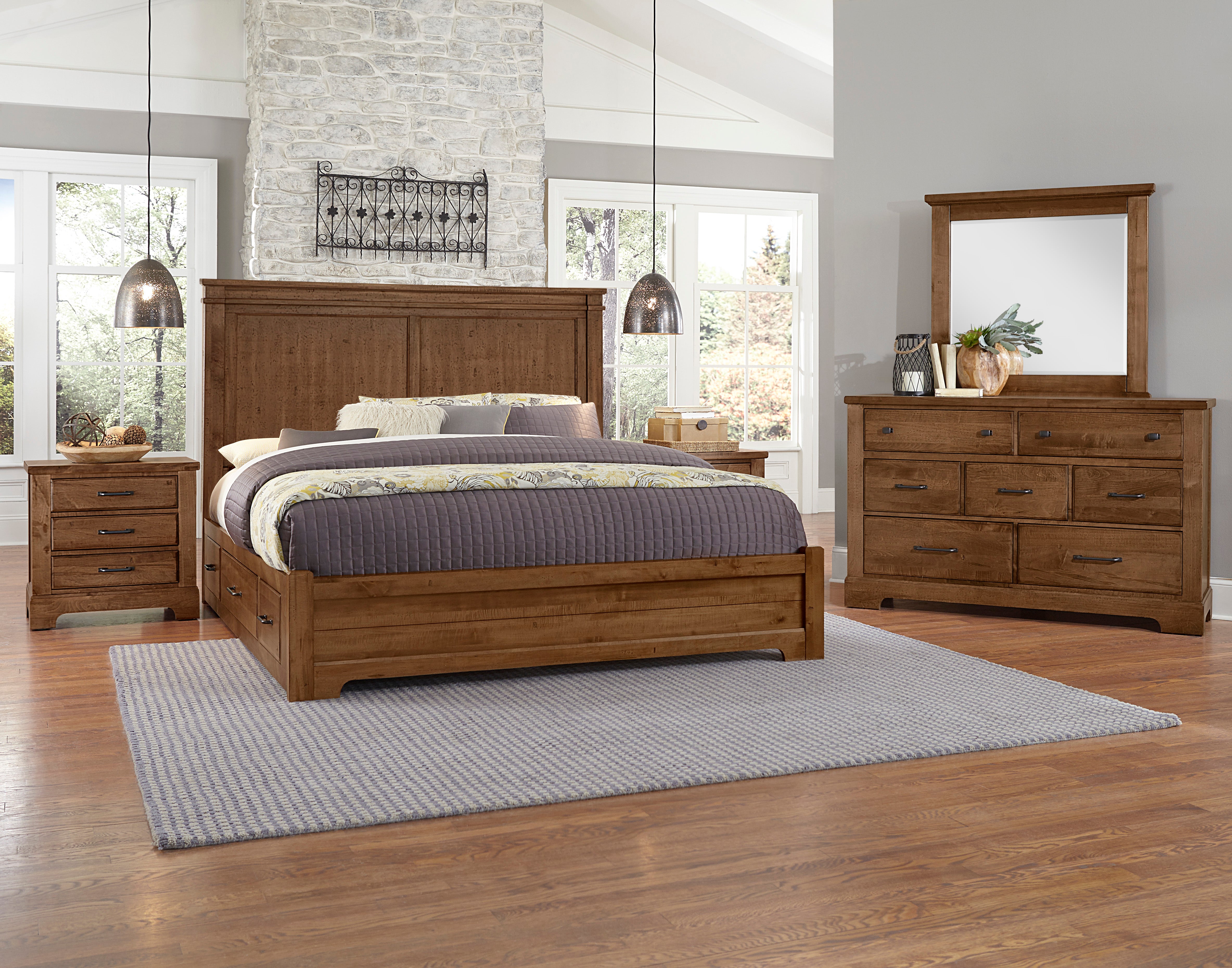 Artisan & Post Cool Rustic Nightstand - 3 Drawer