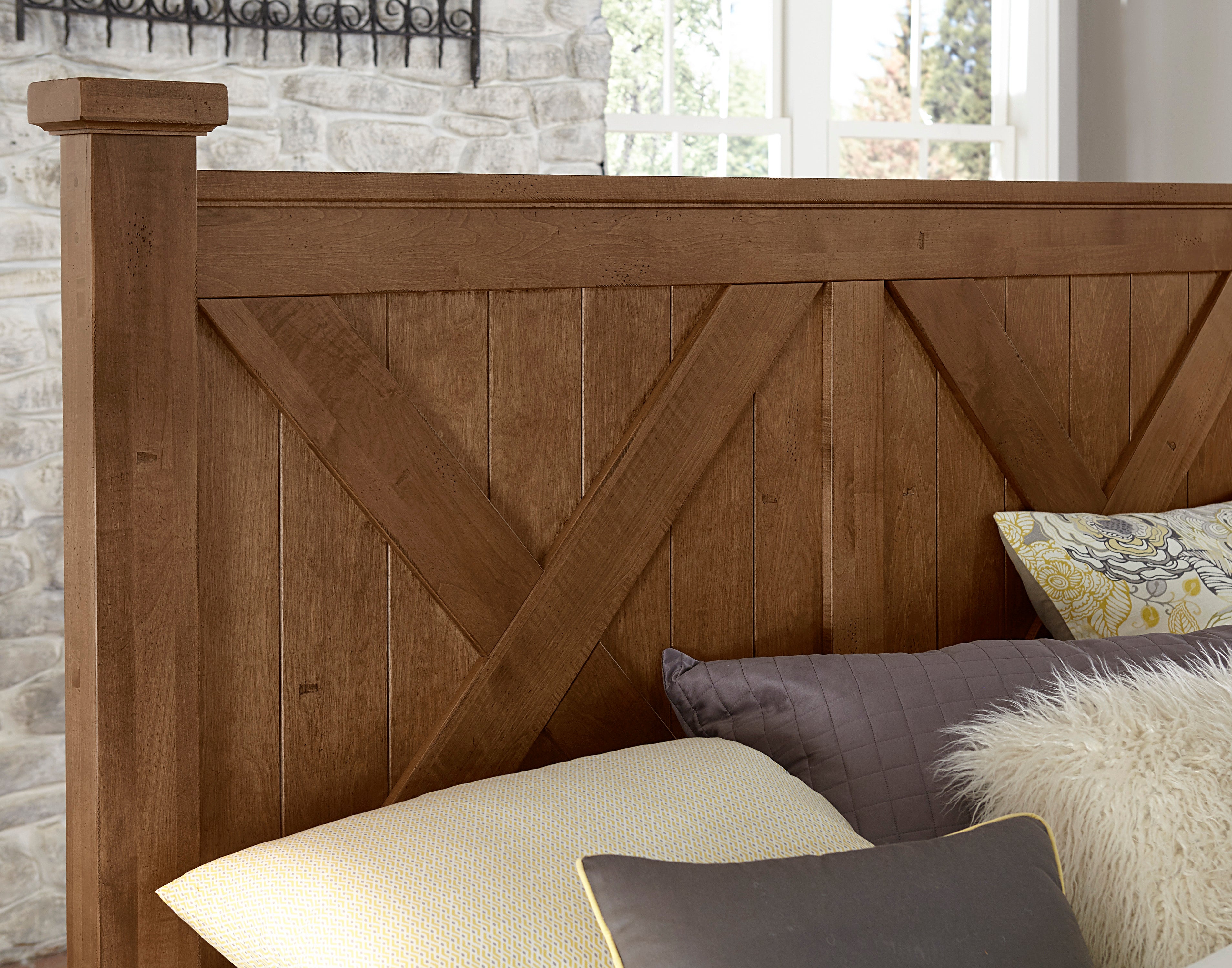 Artisan & Post Cool Rustic X Bed with X Footboard