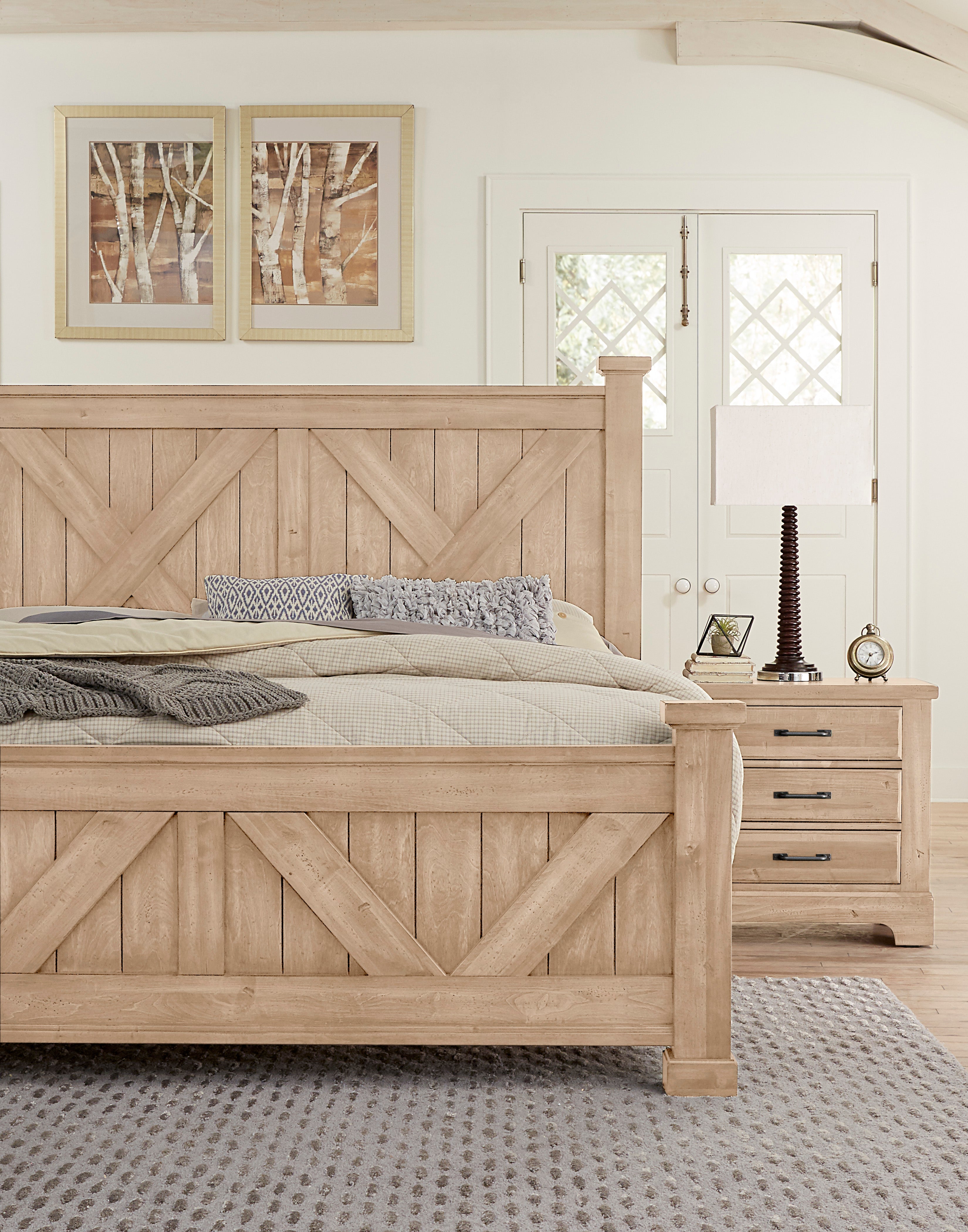 Artisan & Post Cool Rustic Nightstand - 3 Drawer