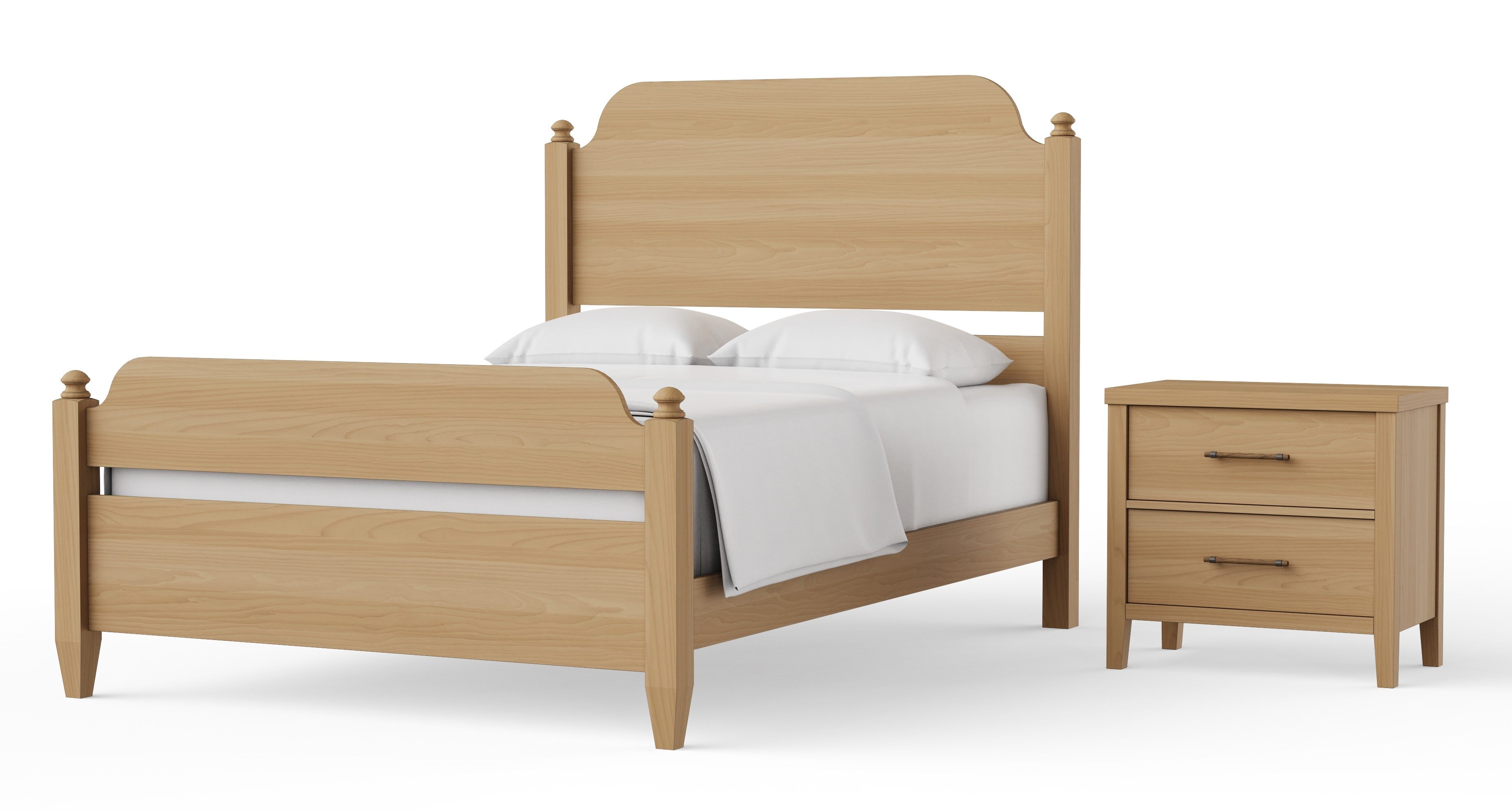 Artisan & Post Pure Maple Nightstand - Two Drawer