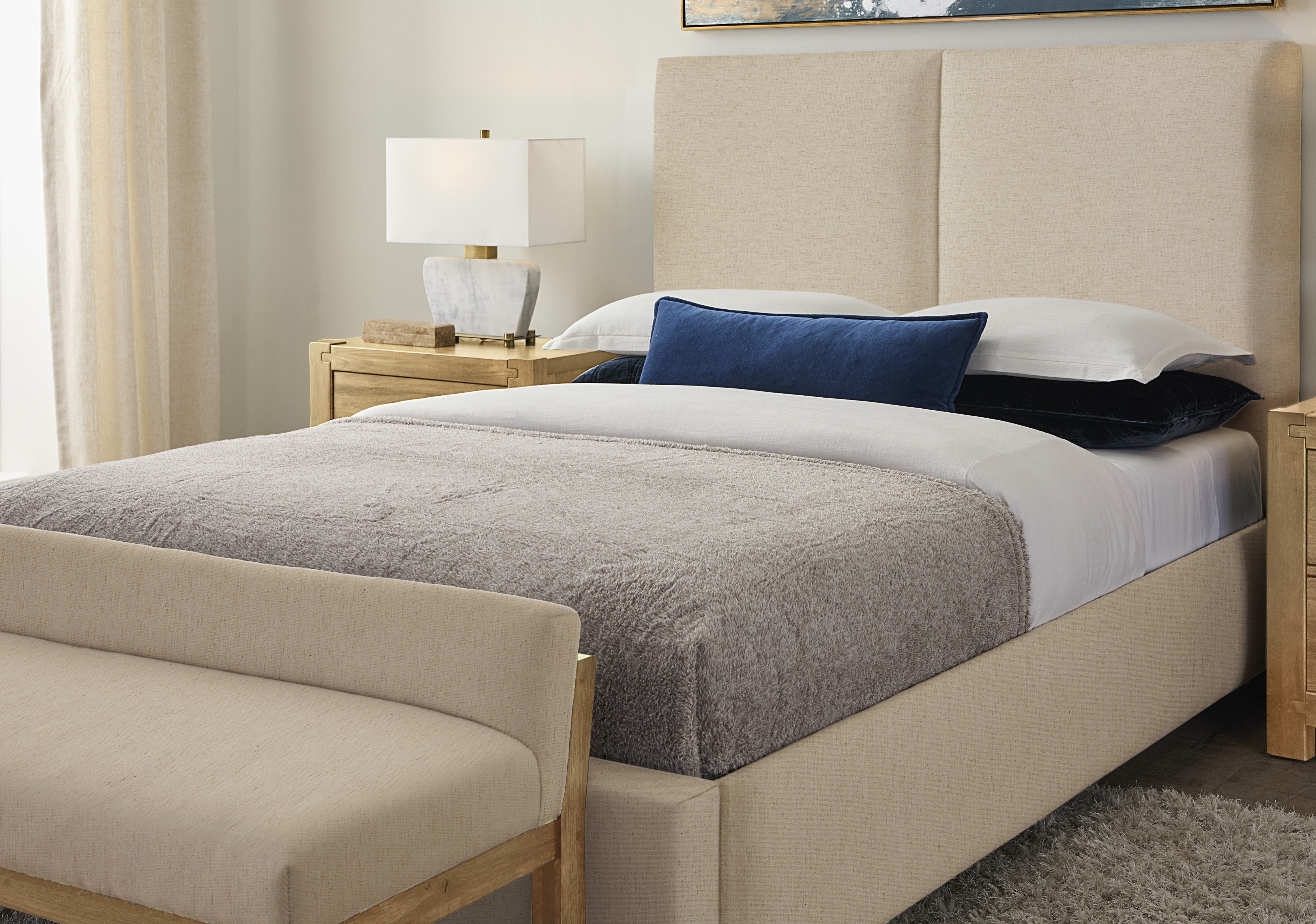 Artisan & Post Joinery Uph Bed (Ivory Cream)