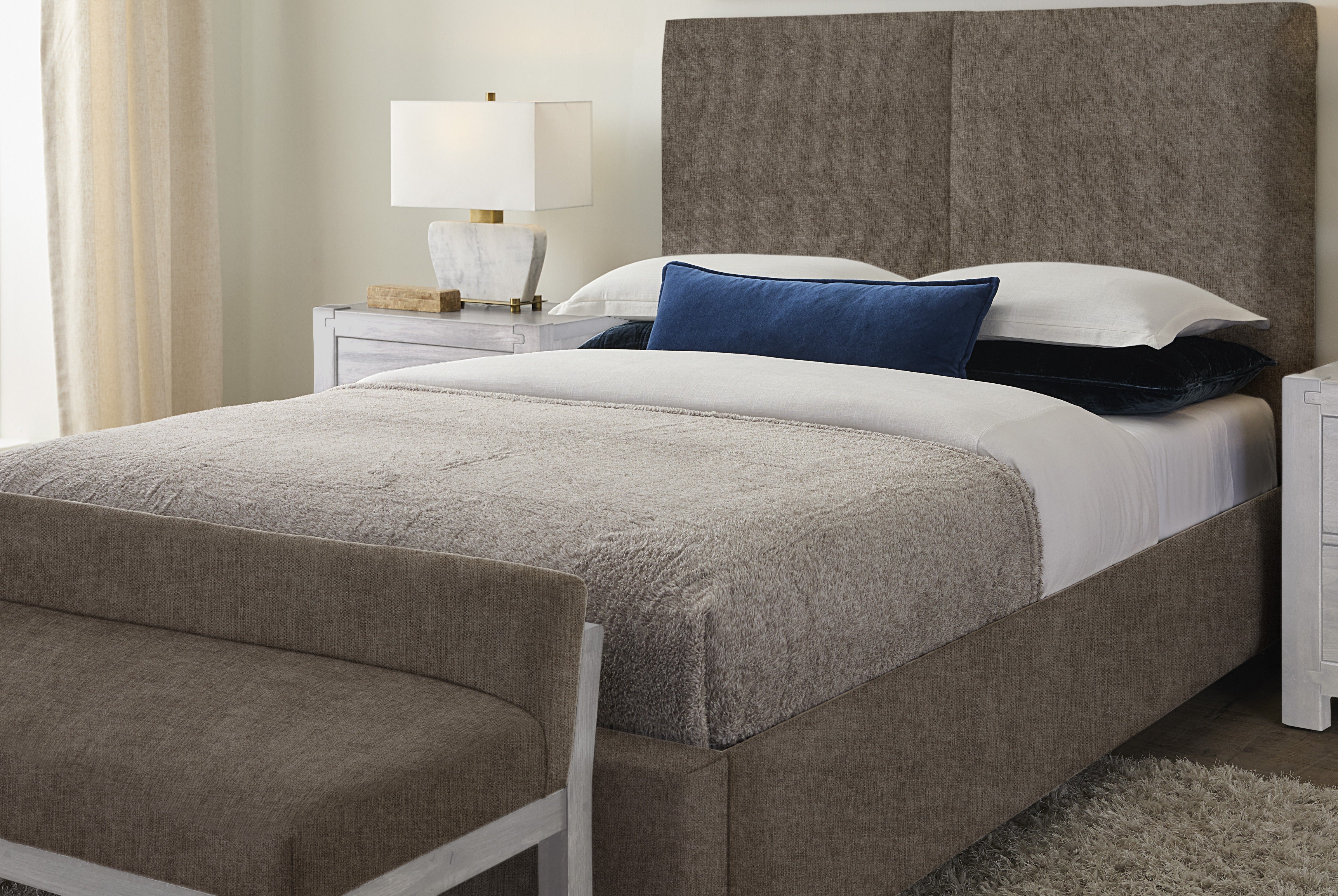 Artisan & Post Joinery Uph Bed (Brindle Grey)