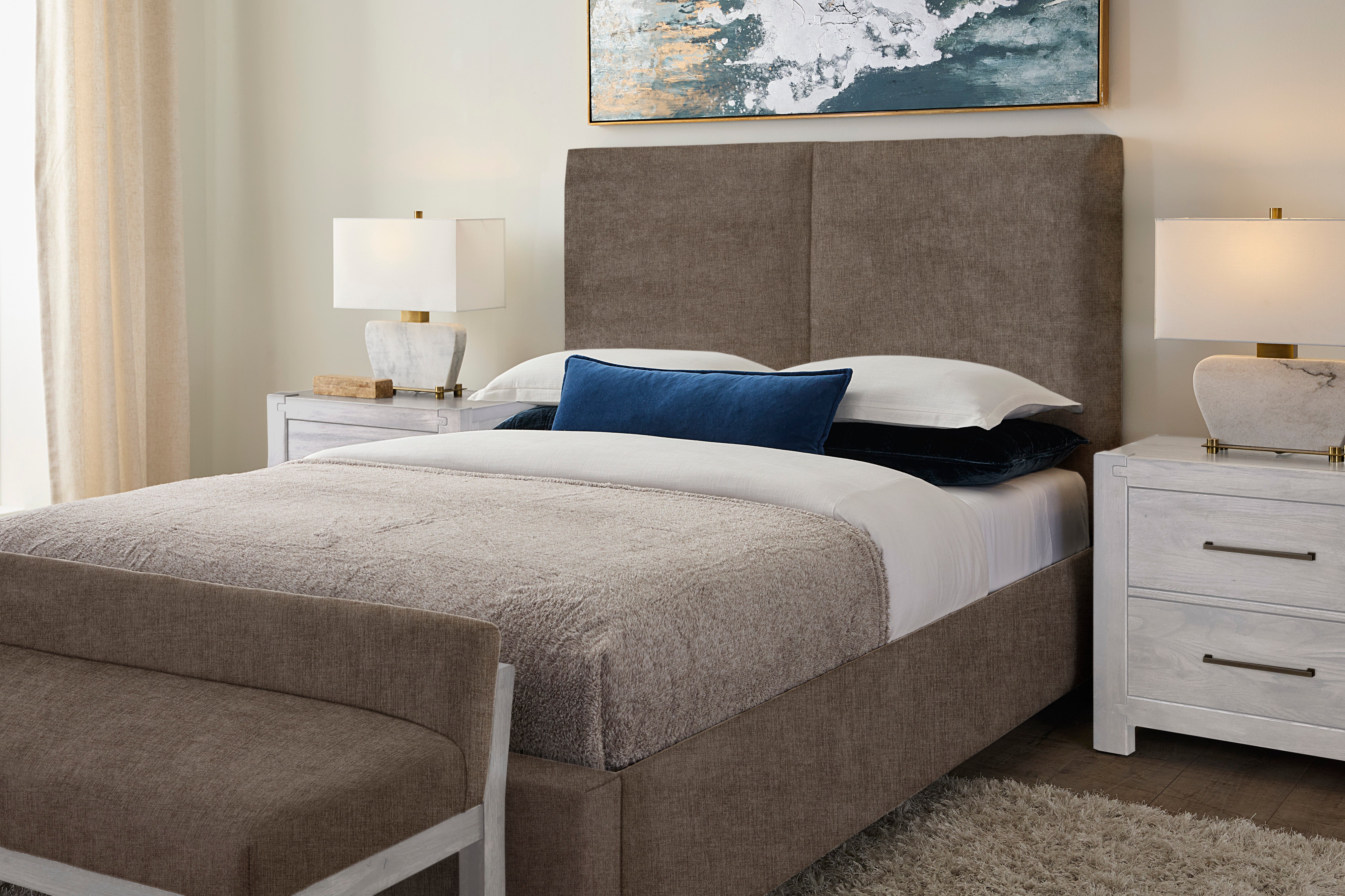 Artisan & Post Joinery Uph Bed (Brindle Grey)
