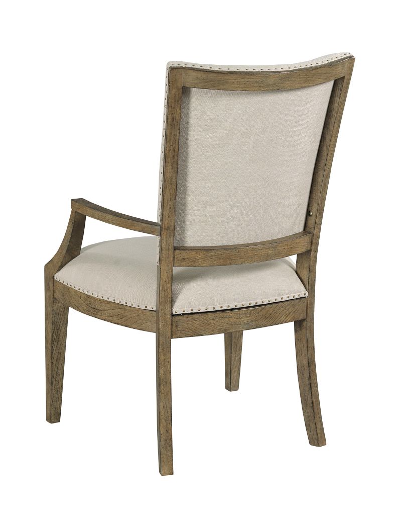 Kincaid Furniture Plank Road Howell Arm Chair in Sandstone