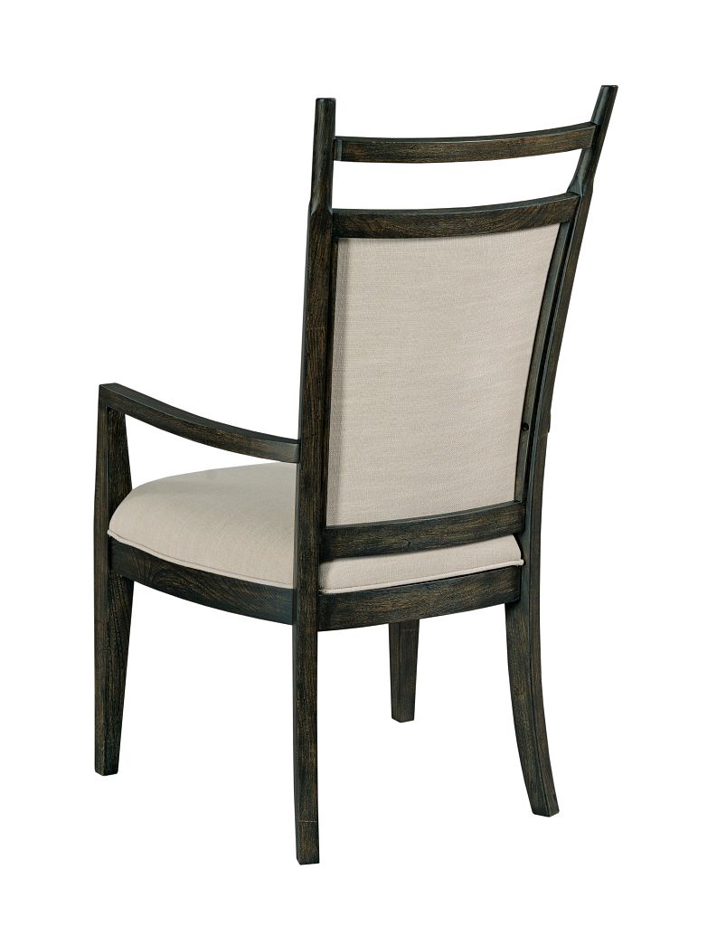 Kincaid Furniture Plank Road Oakley Arm Chair in Charcoal