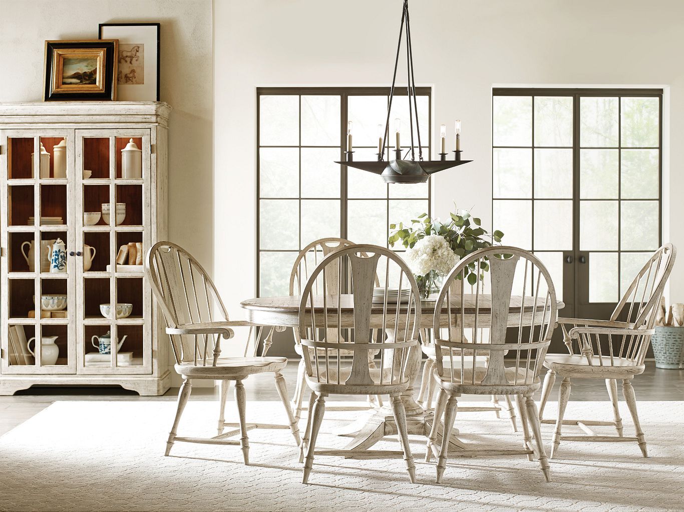 Kincaid Furniture Weatherford Baylis Arm Chair in Cornsilk
