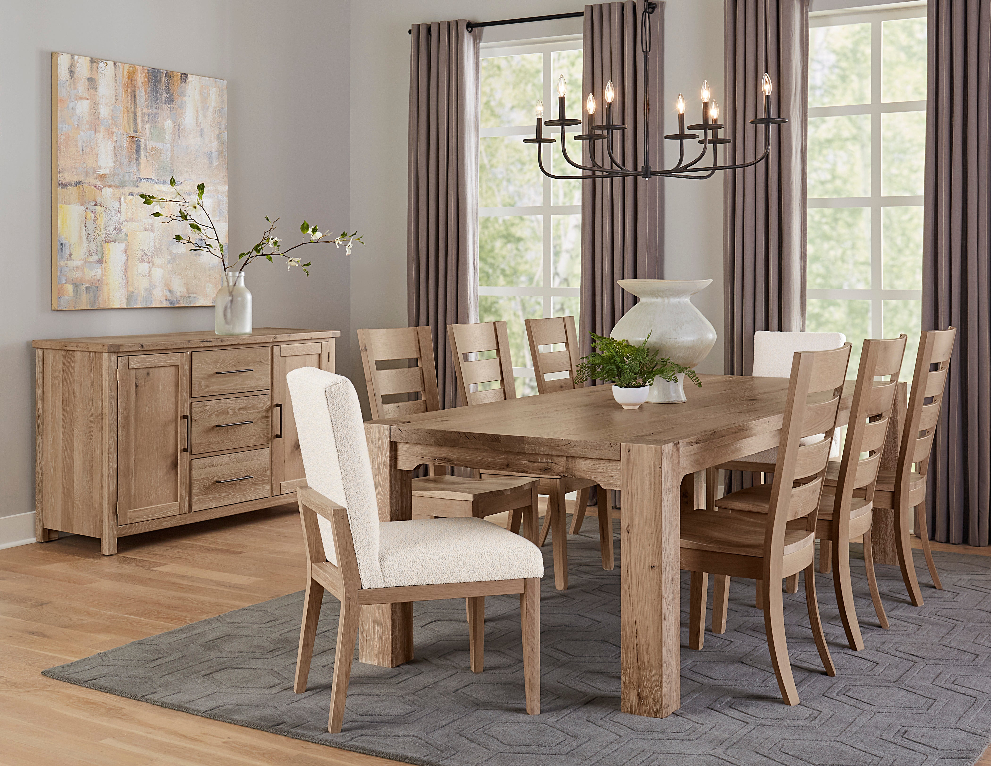 Artisan & Post Dovetail Uph Side Chair White Fabric