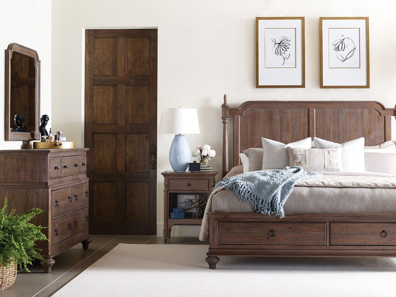 Kincaid Furniture Weatherford Wellington Drawer Dresser in Heather