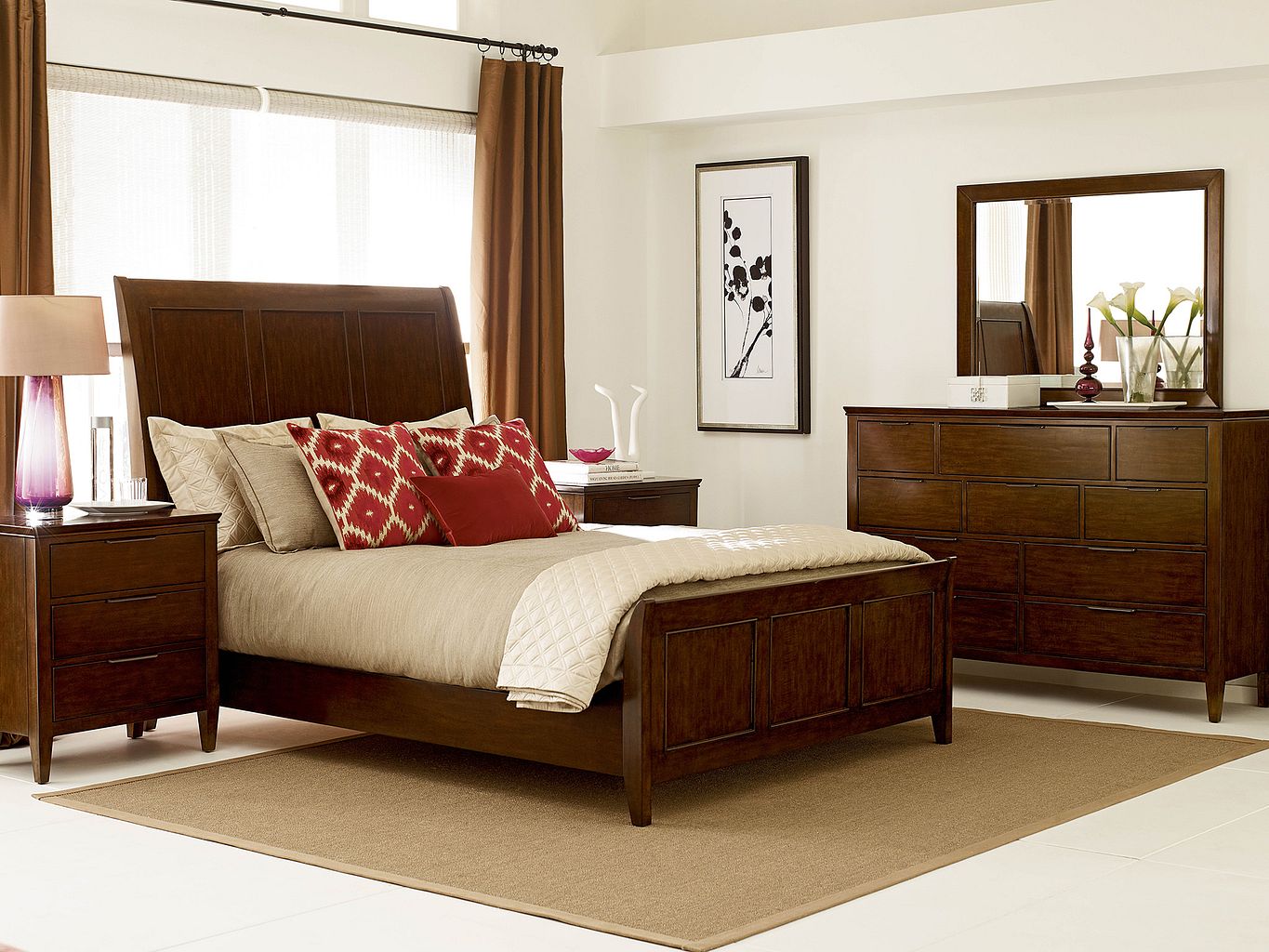 Kincaid Furniture Elise Nightstand in Amaretto