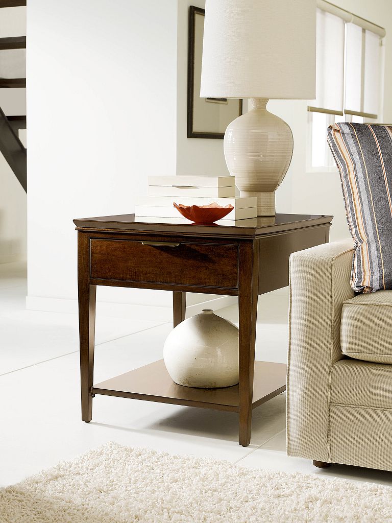 Kincaid Furniture Elise End Table in Amaretto