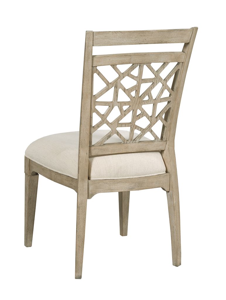 American Drew Vista Essex Side Chair in Oyster