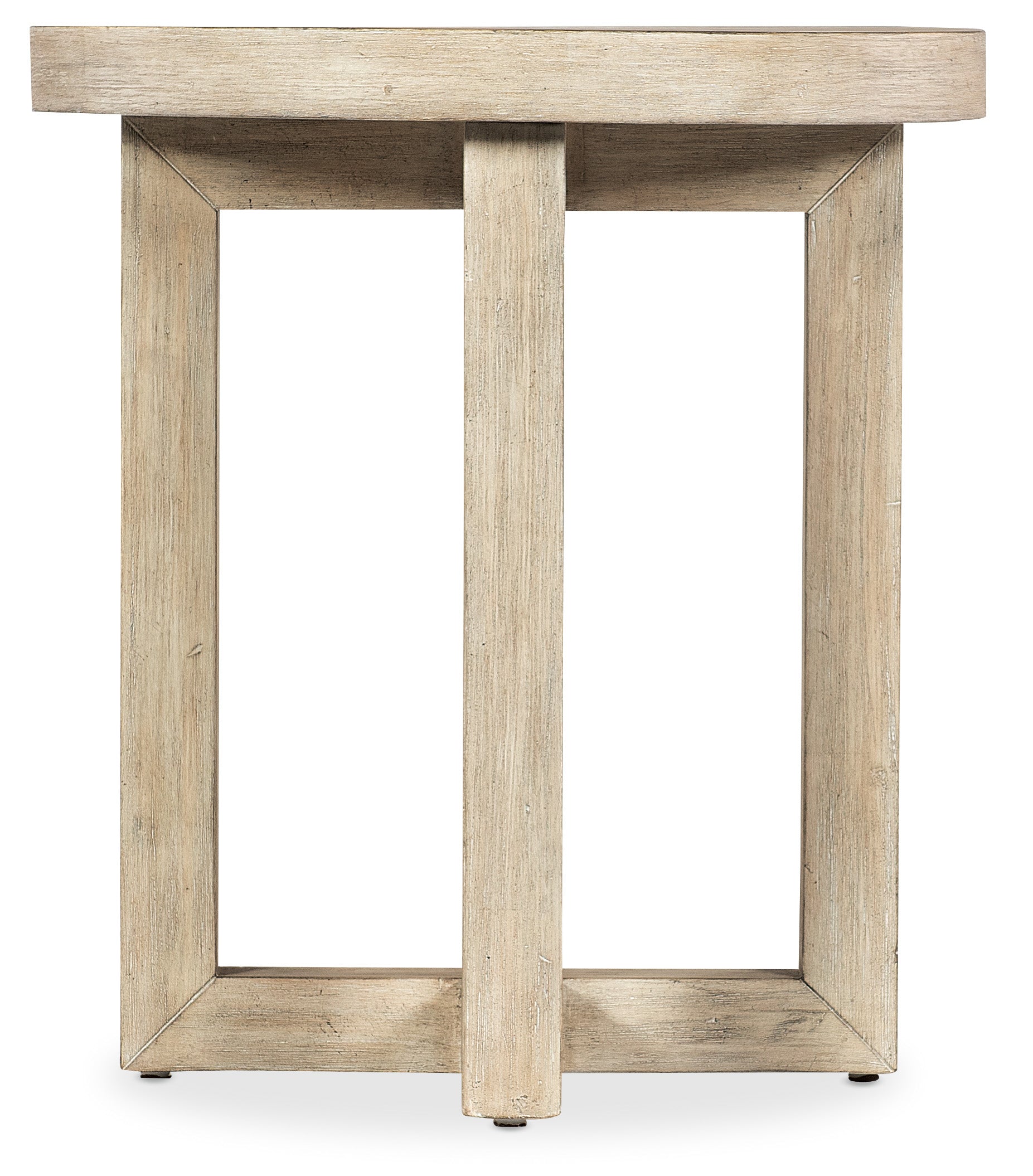 Hooker Furniture Commerce and Market Modern Side Table in Light Wood