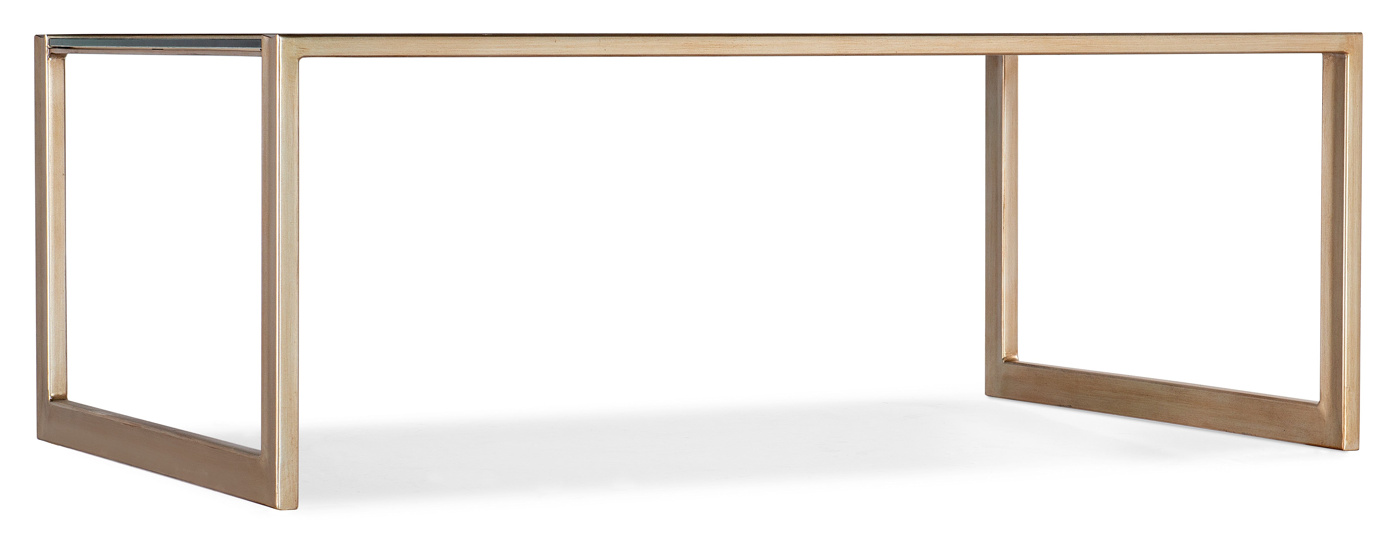 Hooker Furniture Melange Koi Rectangle Cocktail Table in Golds