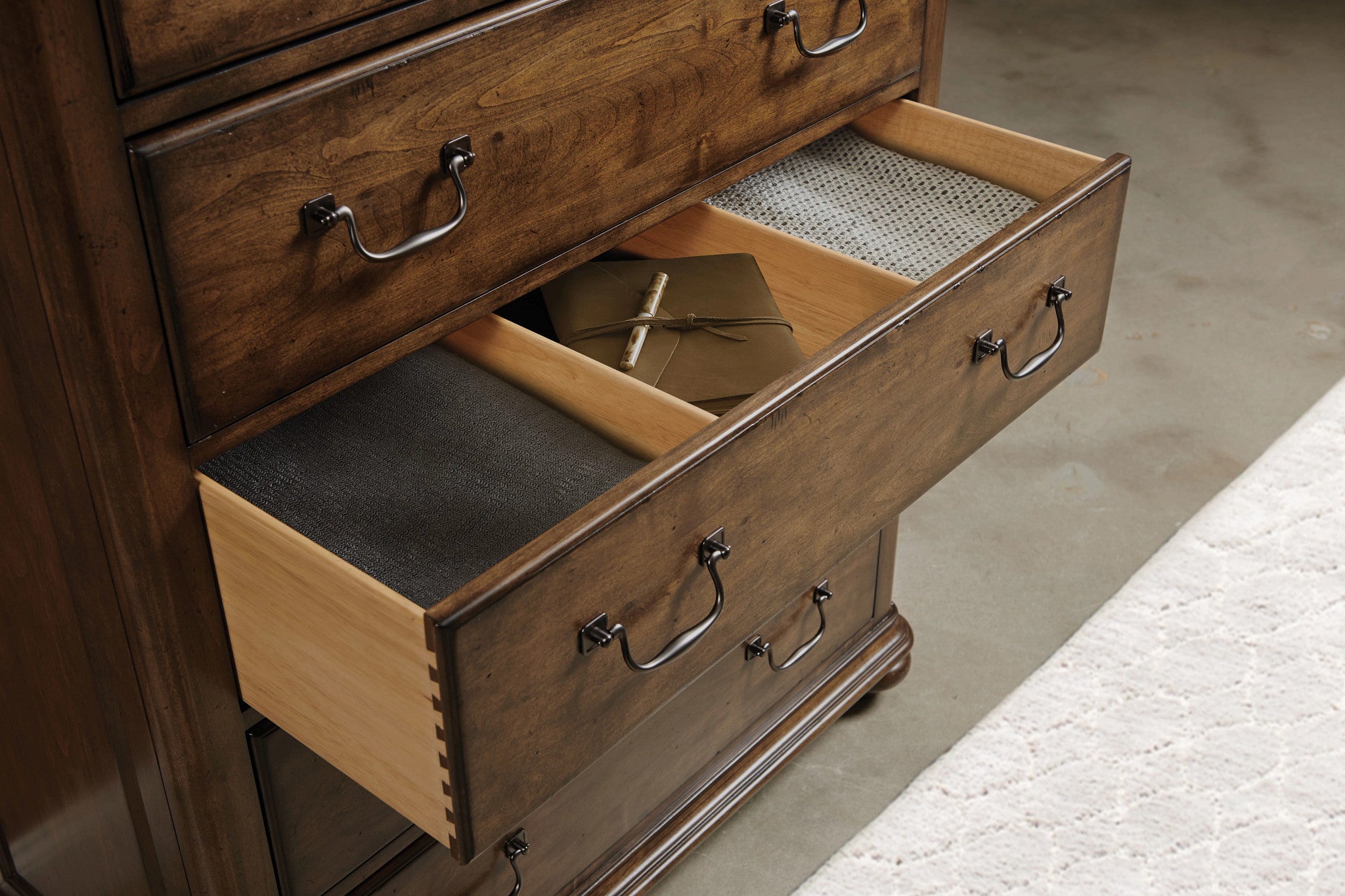 Kincaid Furniture Commonwealth Witham Drawer Chest in Warm Brunette