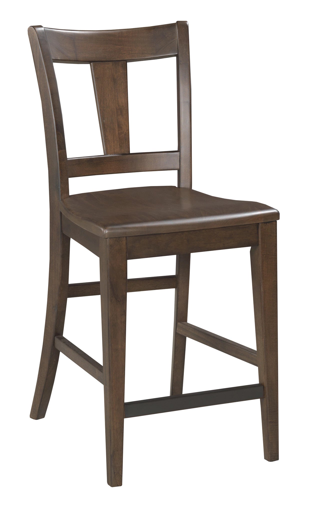 Kincaid Furniture Kafe Tall Splat Back Chair in Mocha