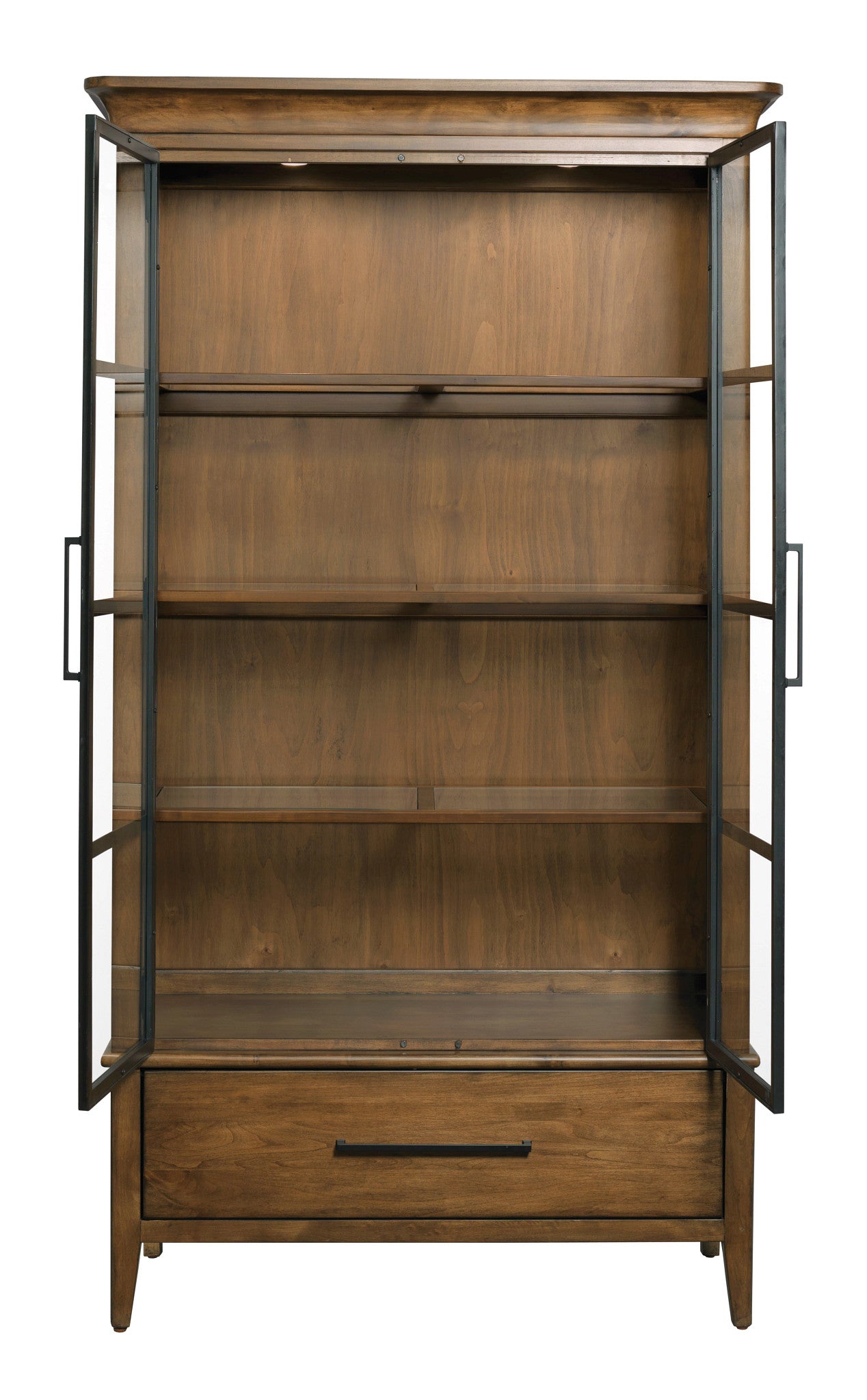 Kincaid Furniture Abode Gillian Display Cabinet in Warm Brunette