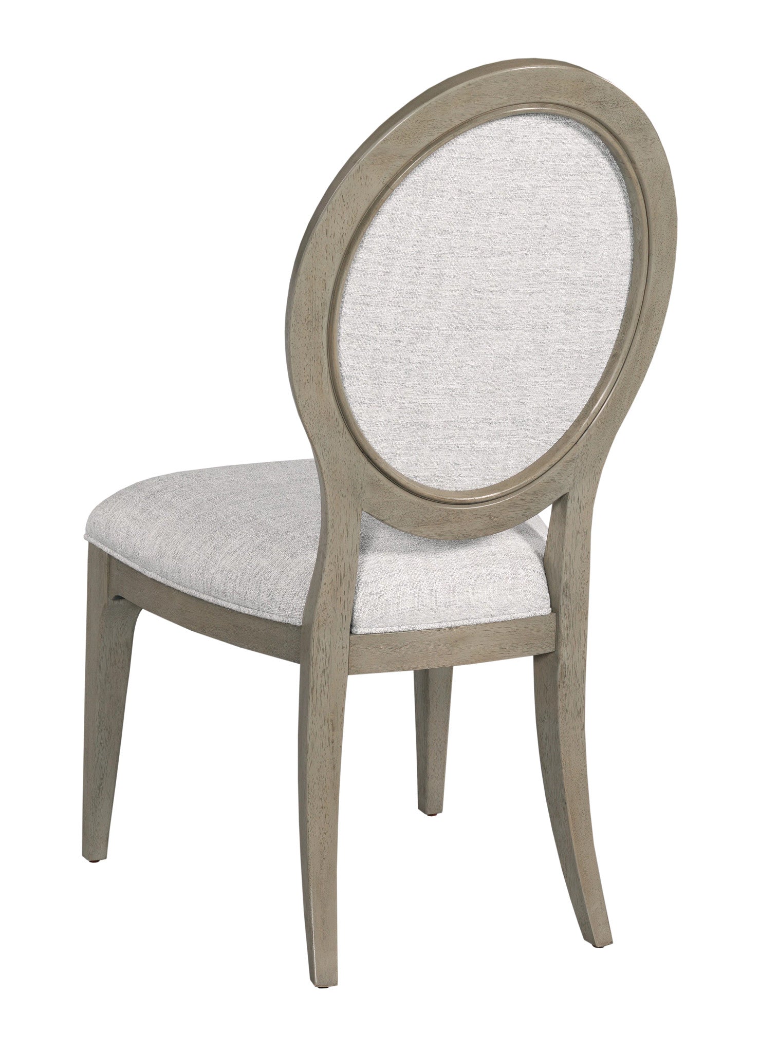 American Drew Milan Clover Side Chair in Stone Metal