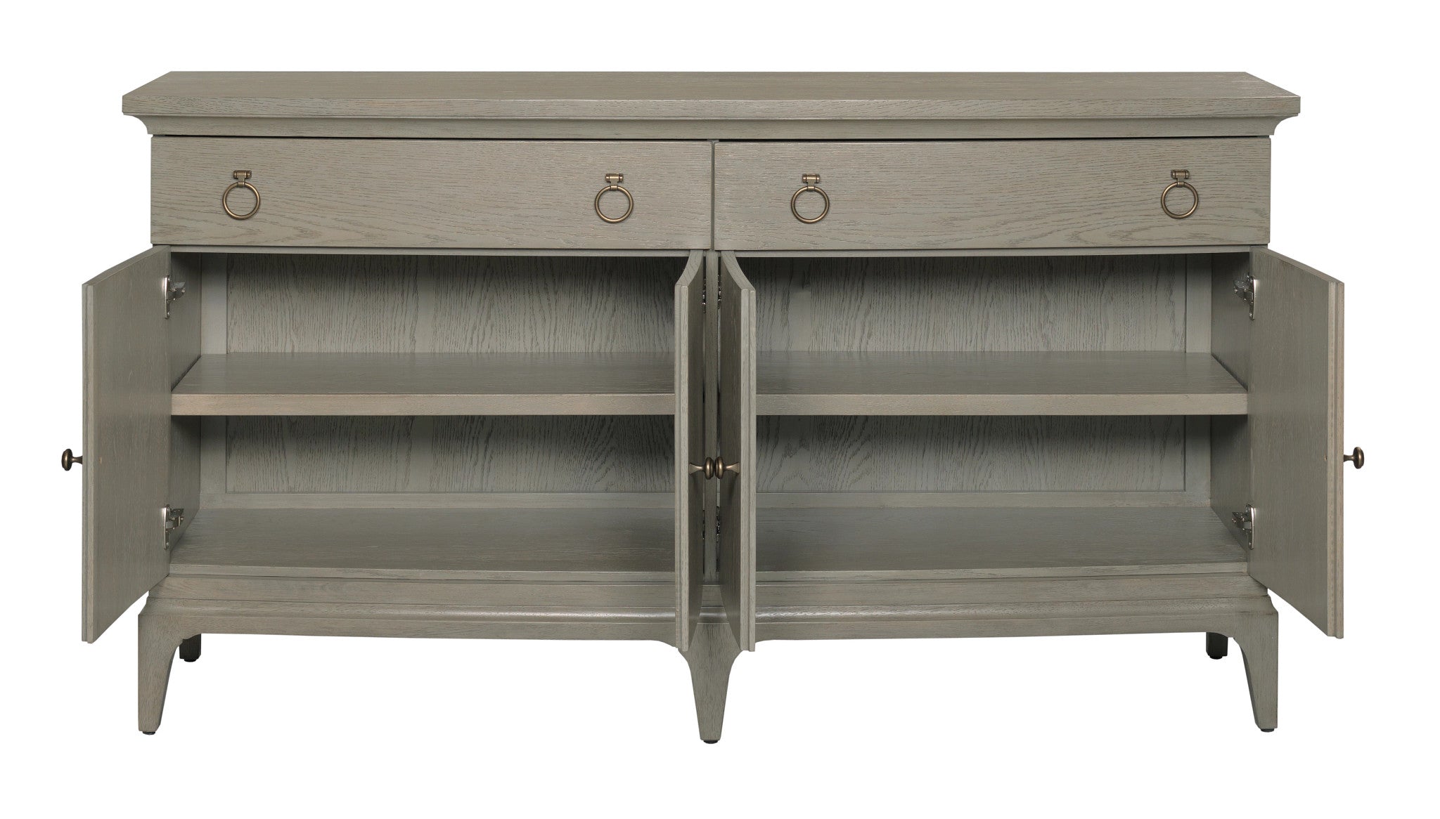 American Drew Milan Olivia Sideboard in Stone Metal