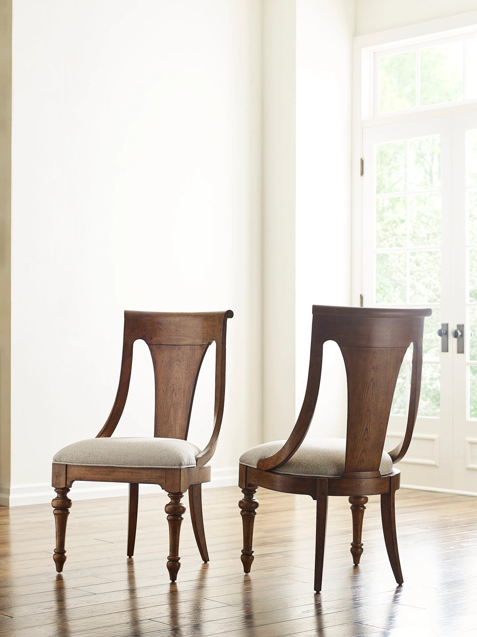 American Drew Berkshire Annette Dining Chair in Cognac