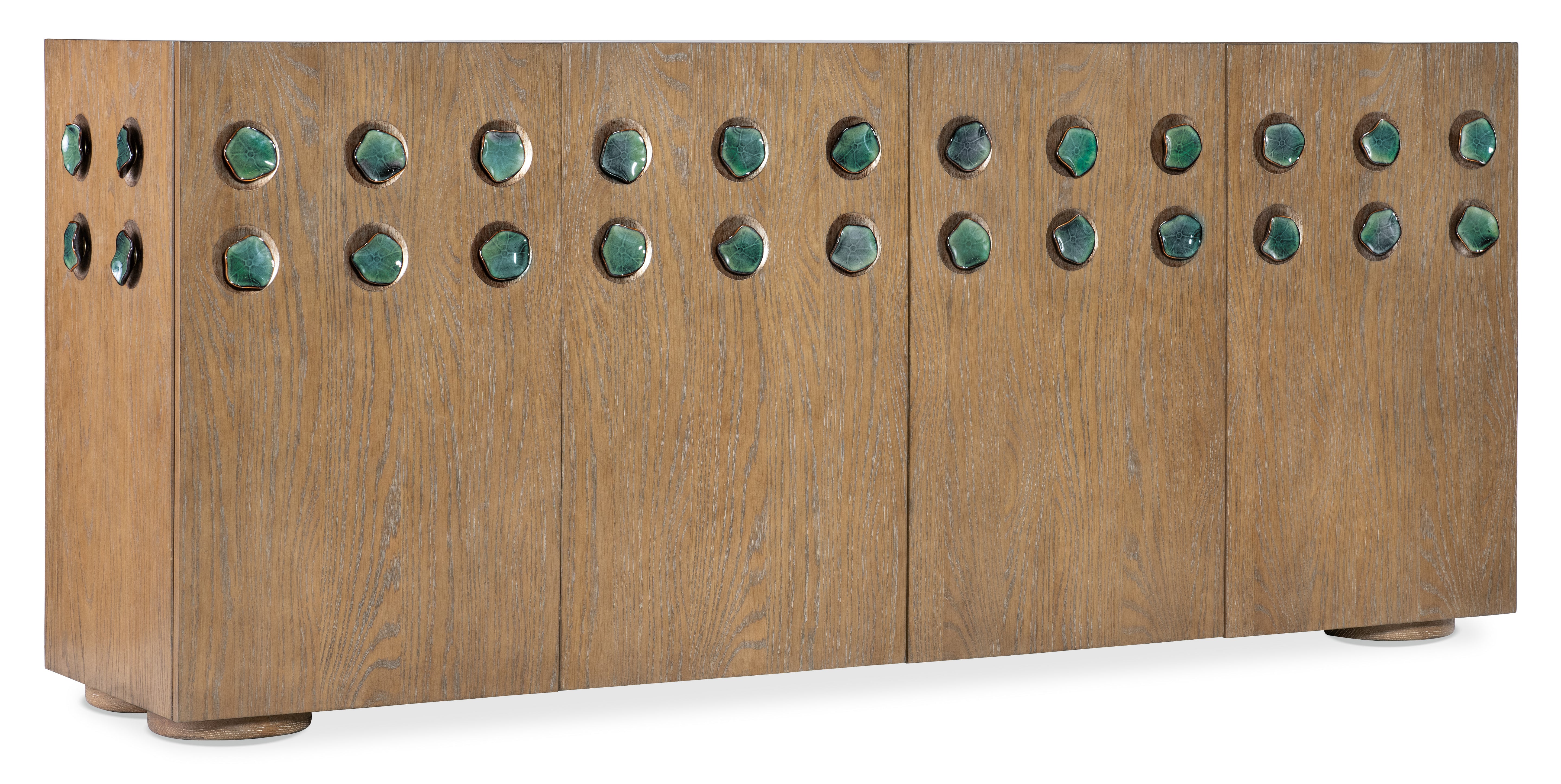 Hooker Furniture Commerce and Market Pilea Entertainment Credenza in Light Wood