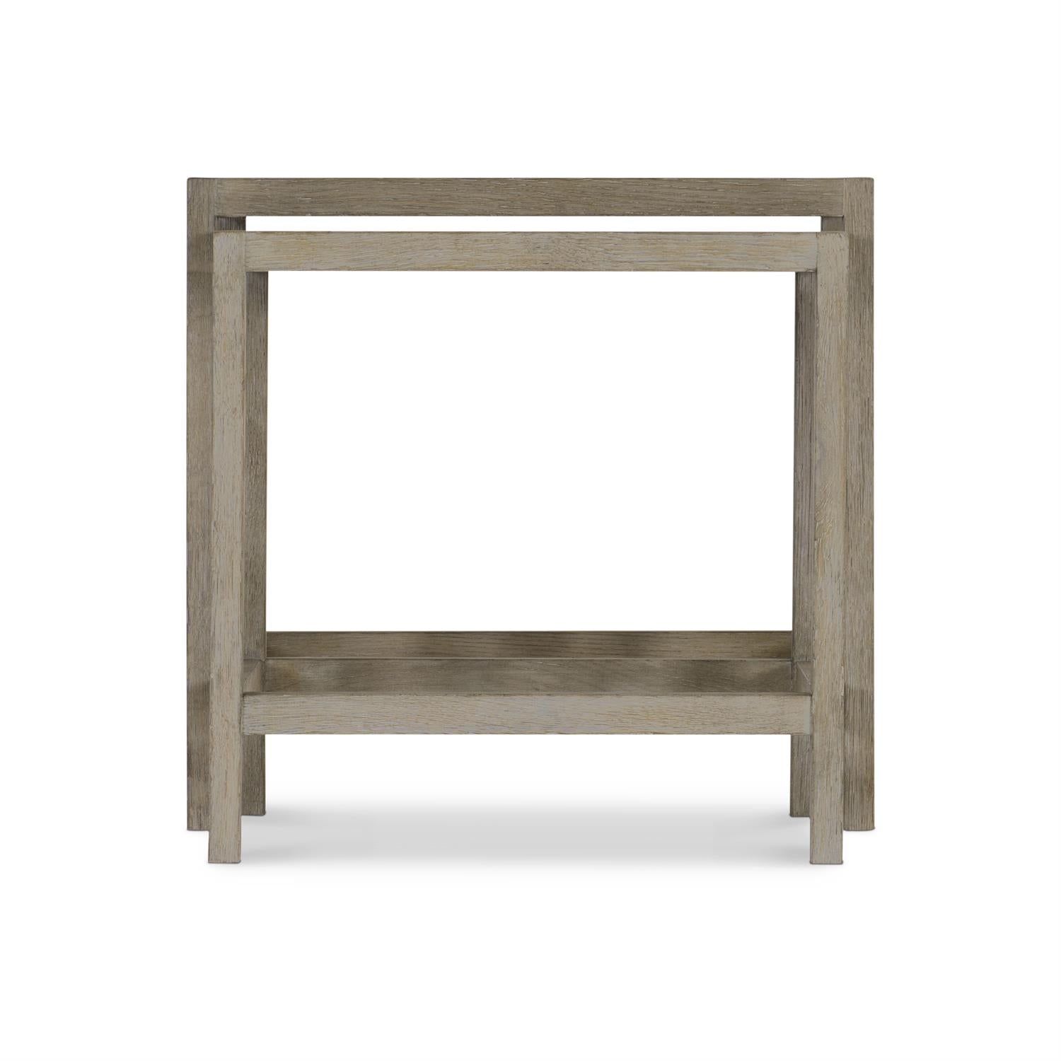 Bernhardt Furniture Albion Nesting Table in Pewter