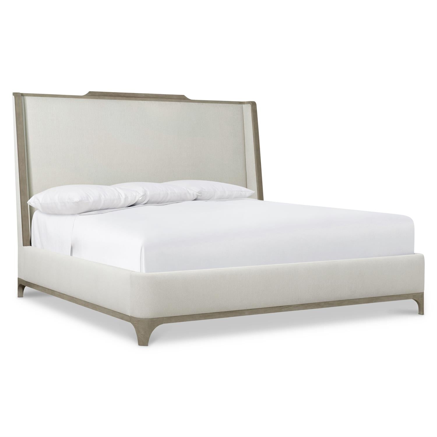 Bernhardt Furniture Albion Shelter Bed in Pewter