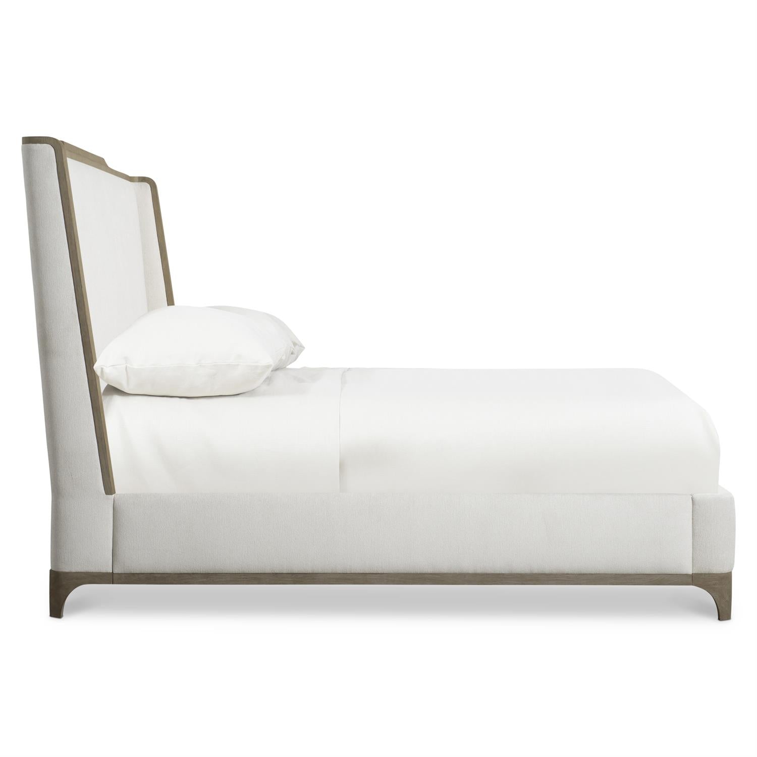 Bernhardt Furniture Albion Shelter Bed in Pewter