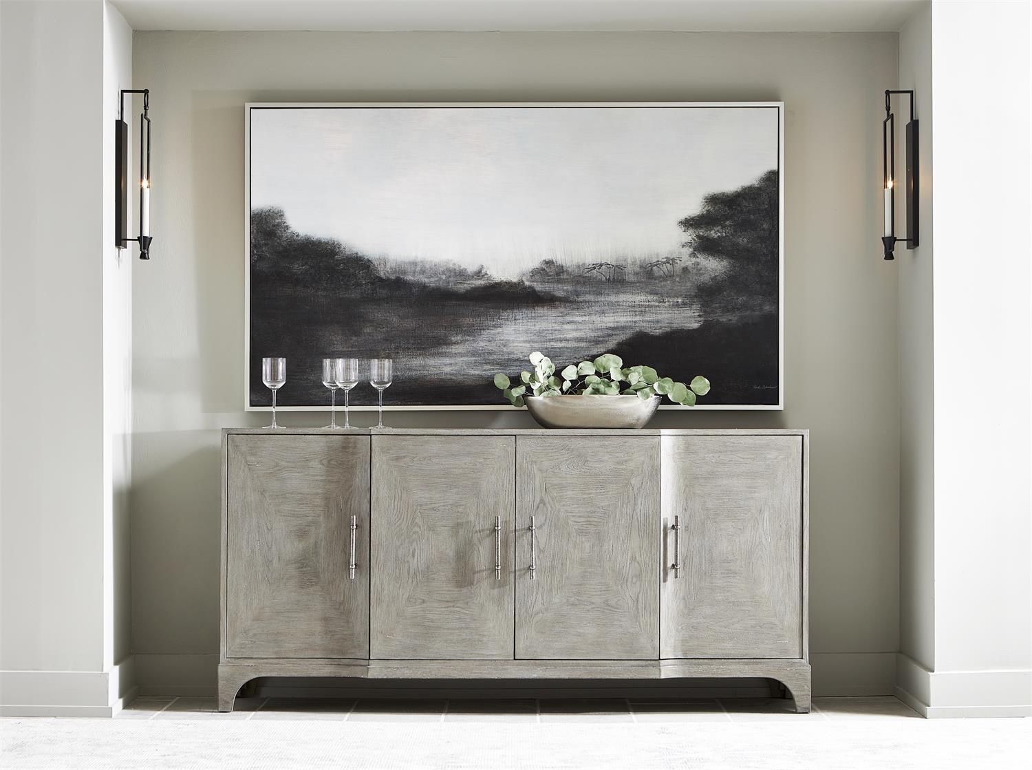Bernhardt Furniture Albion Buffet in Pewter