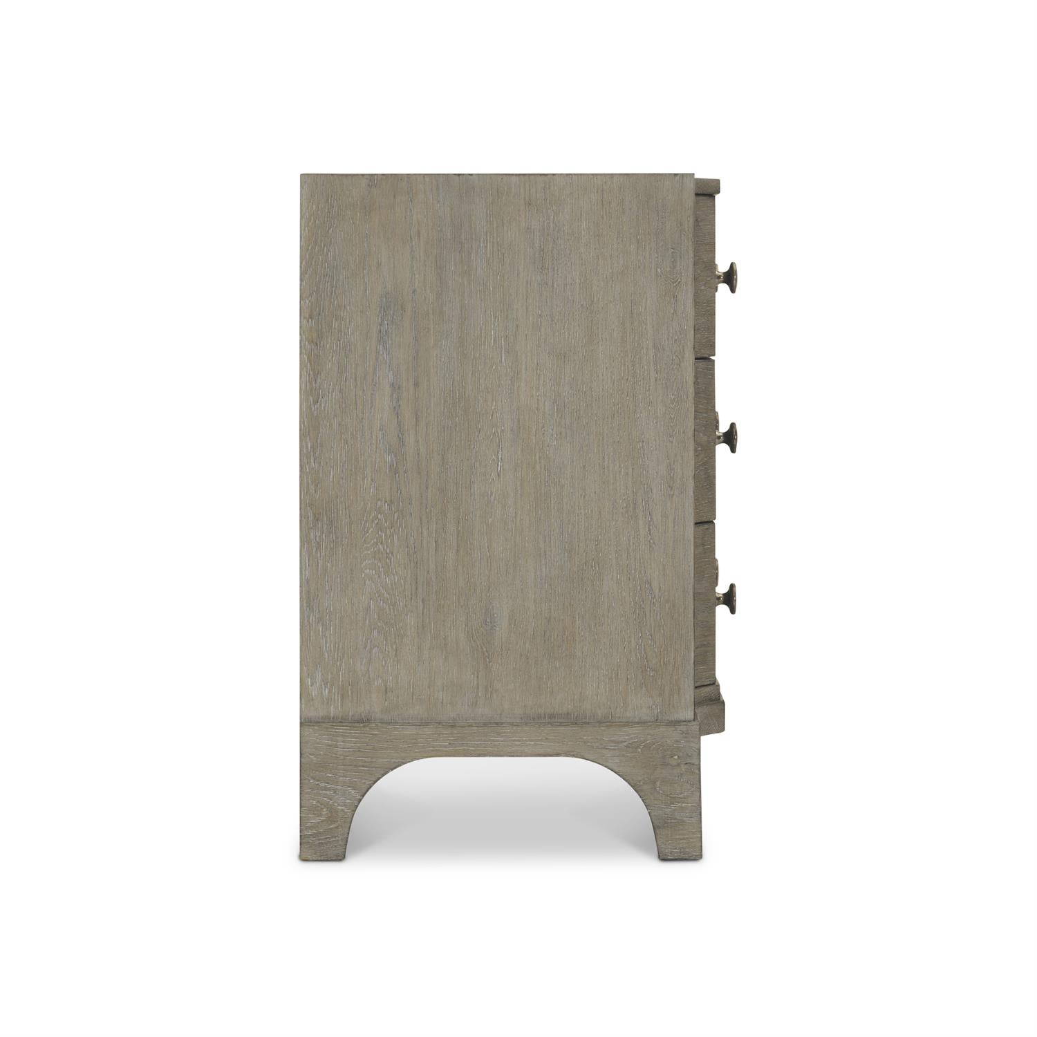 Bernhardt Furniture Albion Nightstand in Pewter