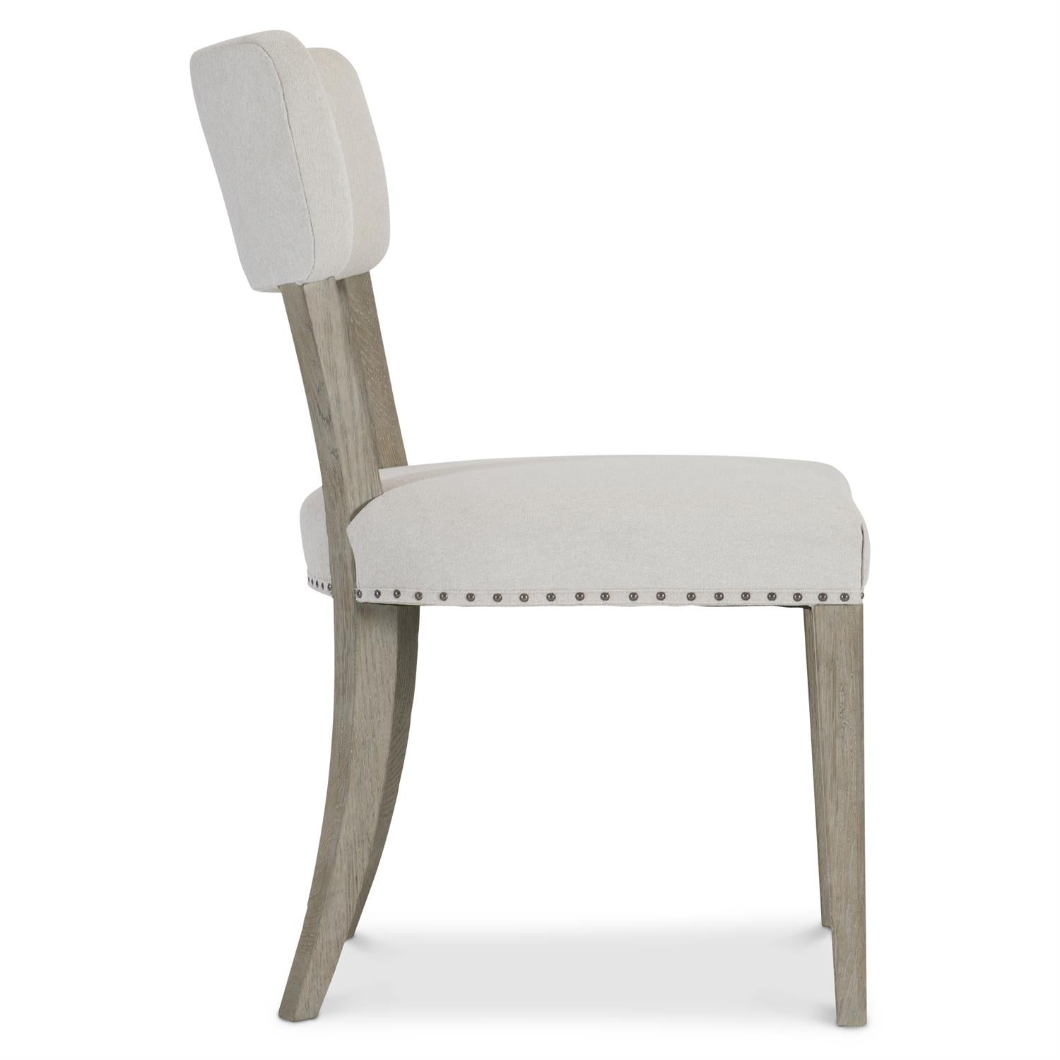Bernhardt Furniture Albion Side Chair in Pewter