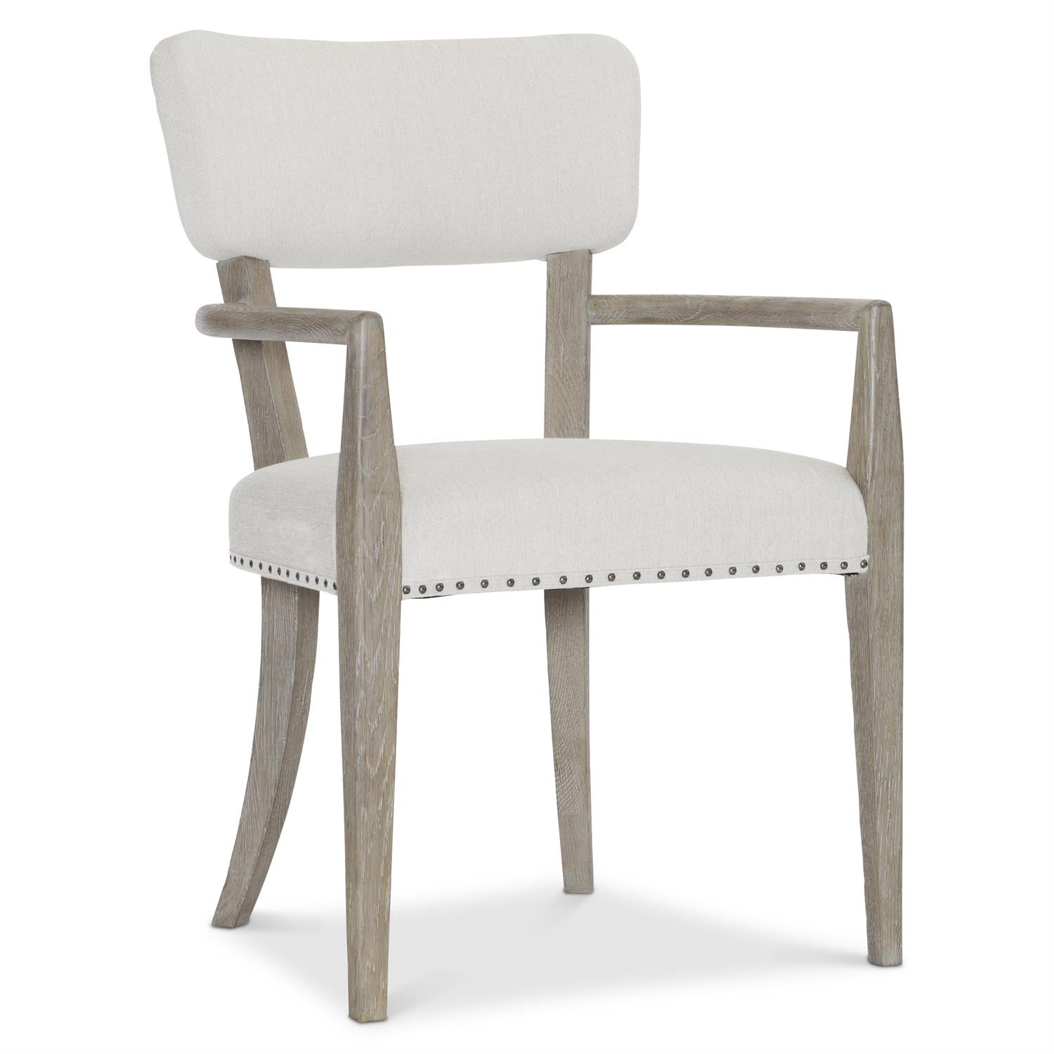 Bernhardt Furniture Albion Arm Chair in Pewter