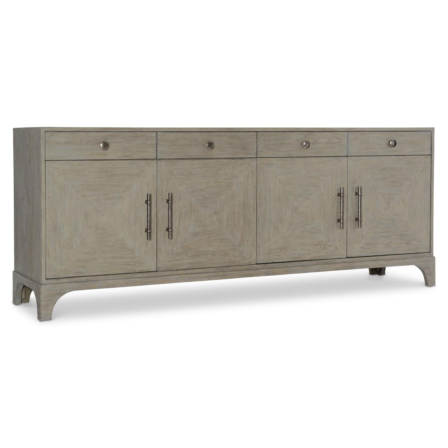 Bernhardt Furniture Albion Entertainment Credenza in Pewter