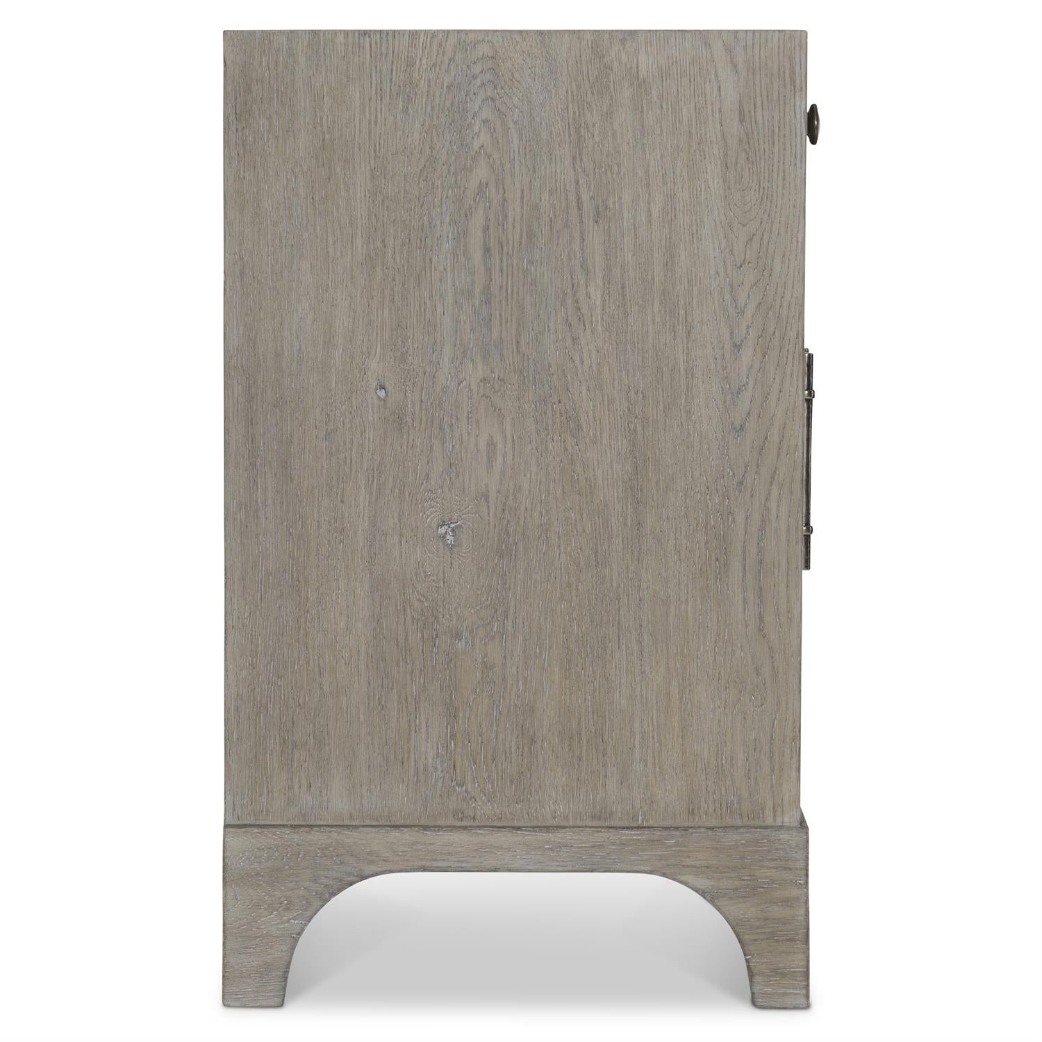 Bernhardt Furniture Albion Entertainment Credenza in Pewter