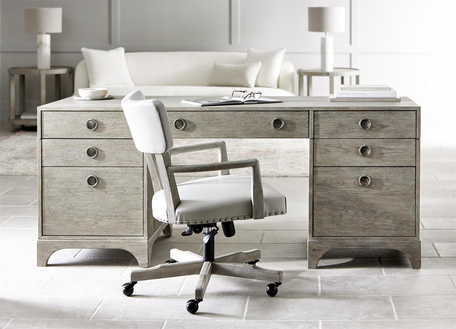 Bernhardt Furniture Albion Office Chair in Pewter