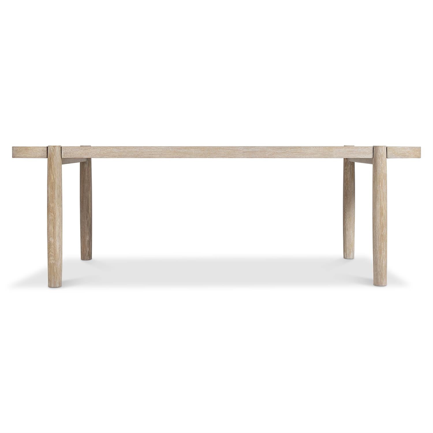 Bernhardt Furniture Antibes Rectangular Dining Table in Pewter