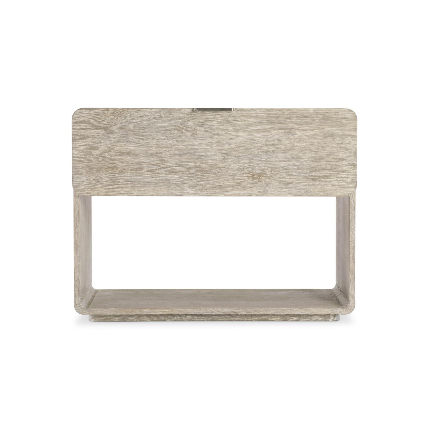 Bernhardt Furniture Antibes Nightstand One Drawer in Pewter