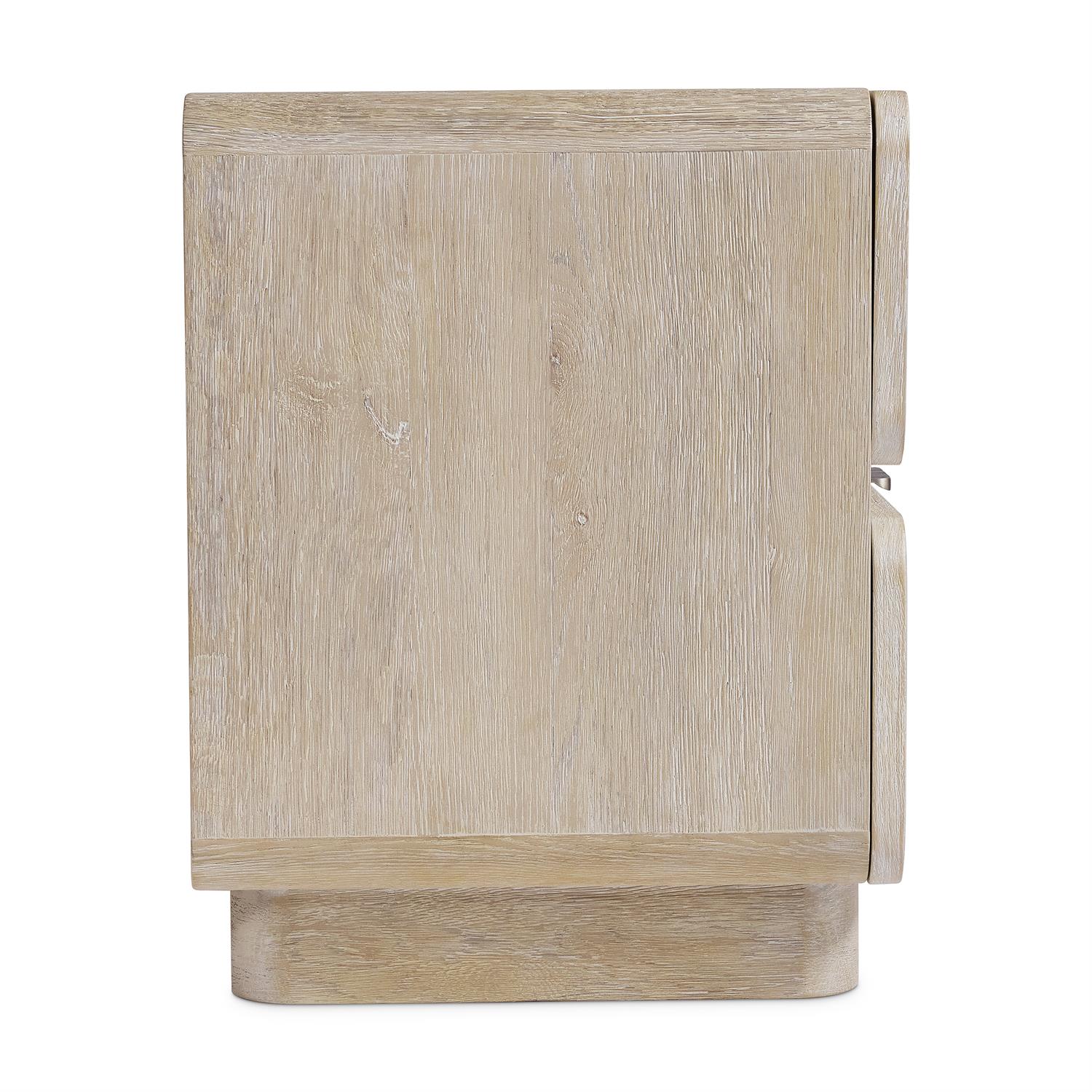 Bernhardt Furniture Antibes Nightstand Two Drawer in Pewter