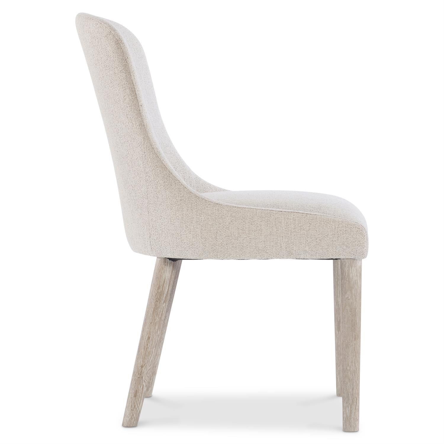 Bernhardt Furniture Antibes Side Chair in Pewter