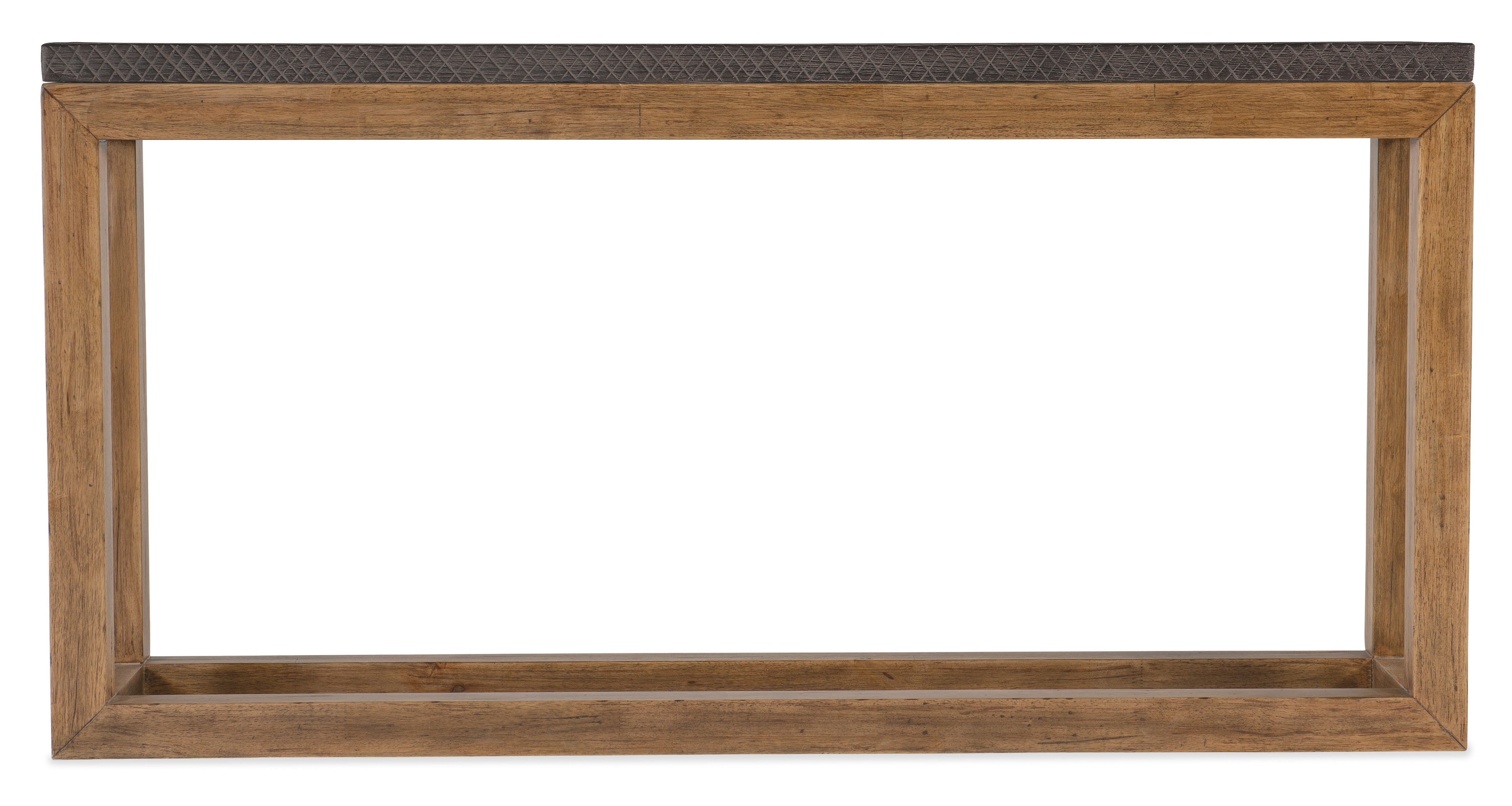 Hooker Furniture Big Sky Sofa Table in Light Brown